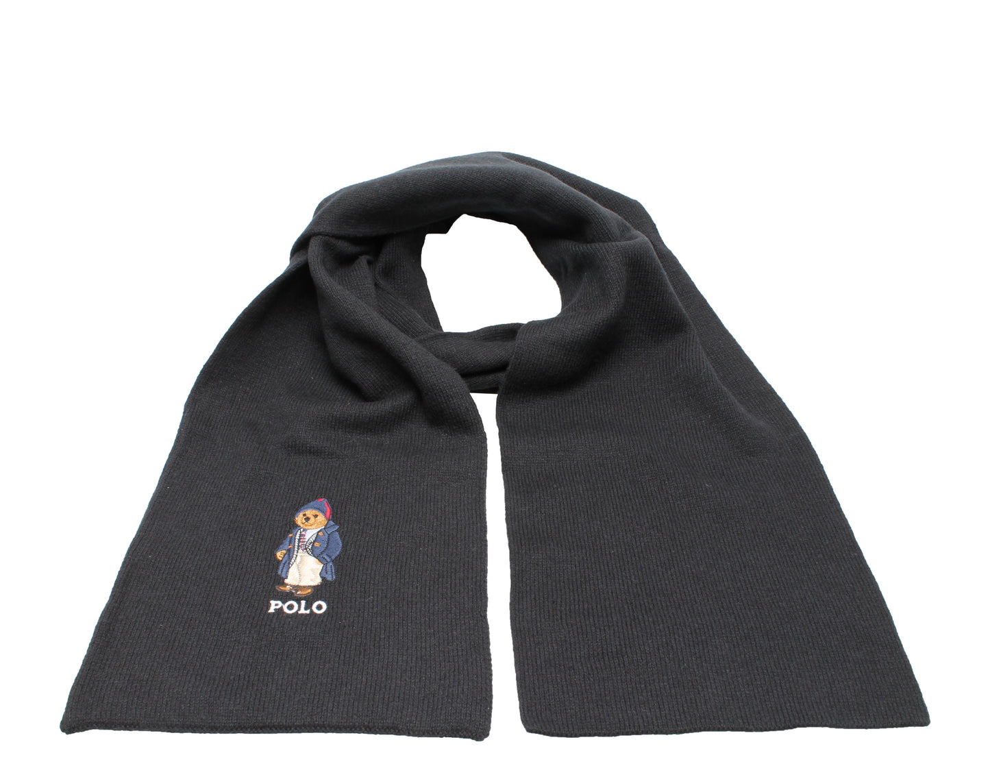 Polo Ralph Lauren Big Polo Bear Business Man Knit Scarf