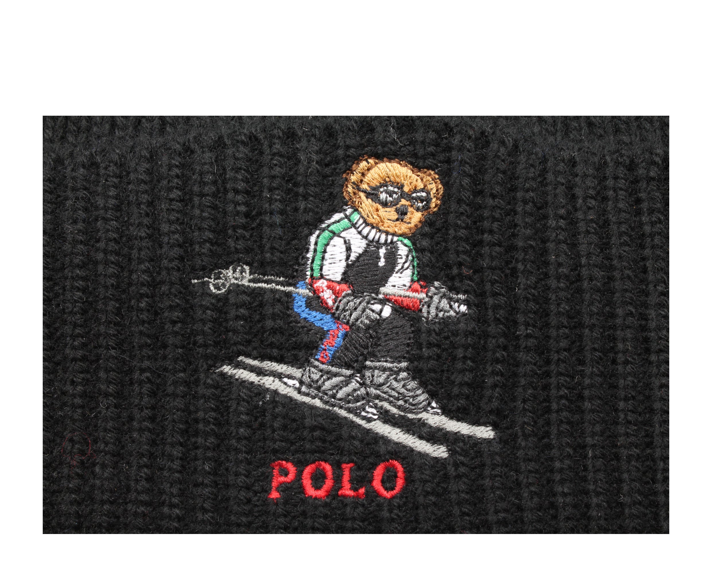 Polo Ralph Lauren Polo Bear Extreme Skiing Knit Cuffed Hat