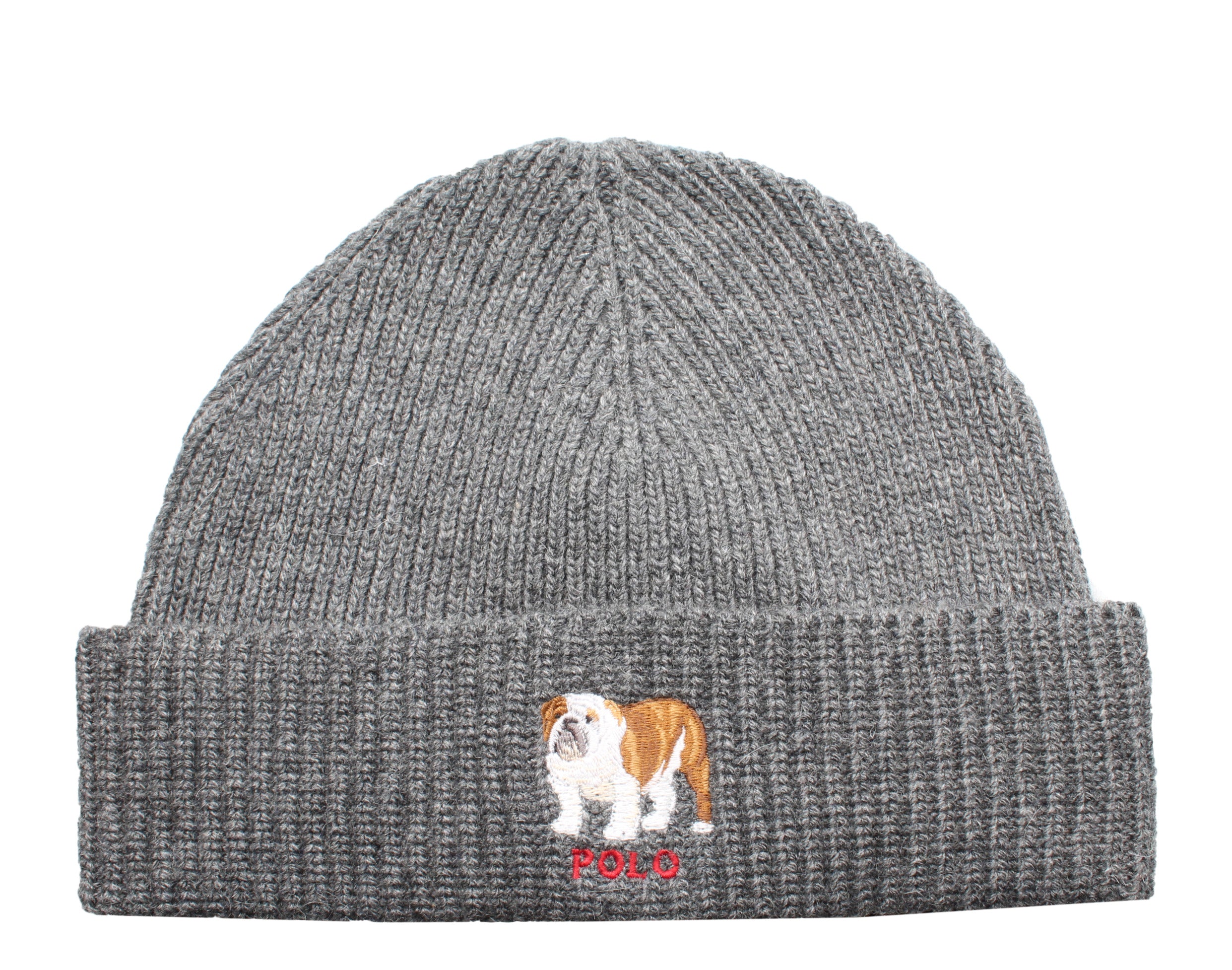 Polo Ralph Lauren English Bulldog Knit Cuffed Hat