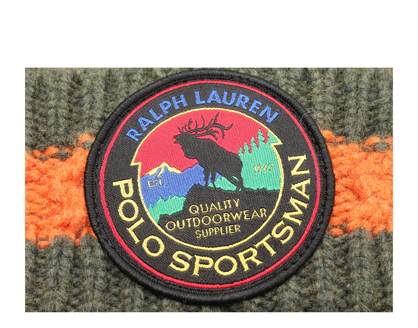 Polo Ralph Lauren Polo Sportsman Camo Aran-Knit Cuffed Hat
