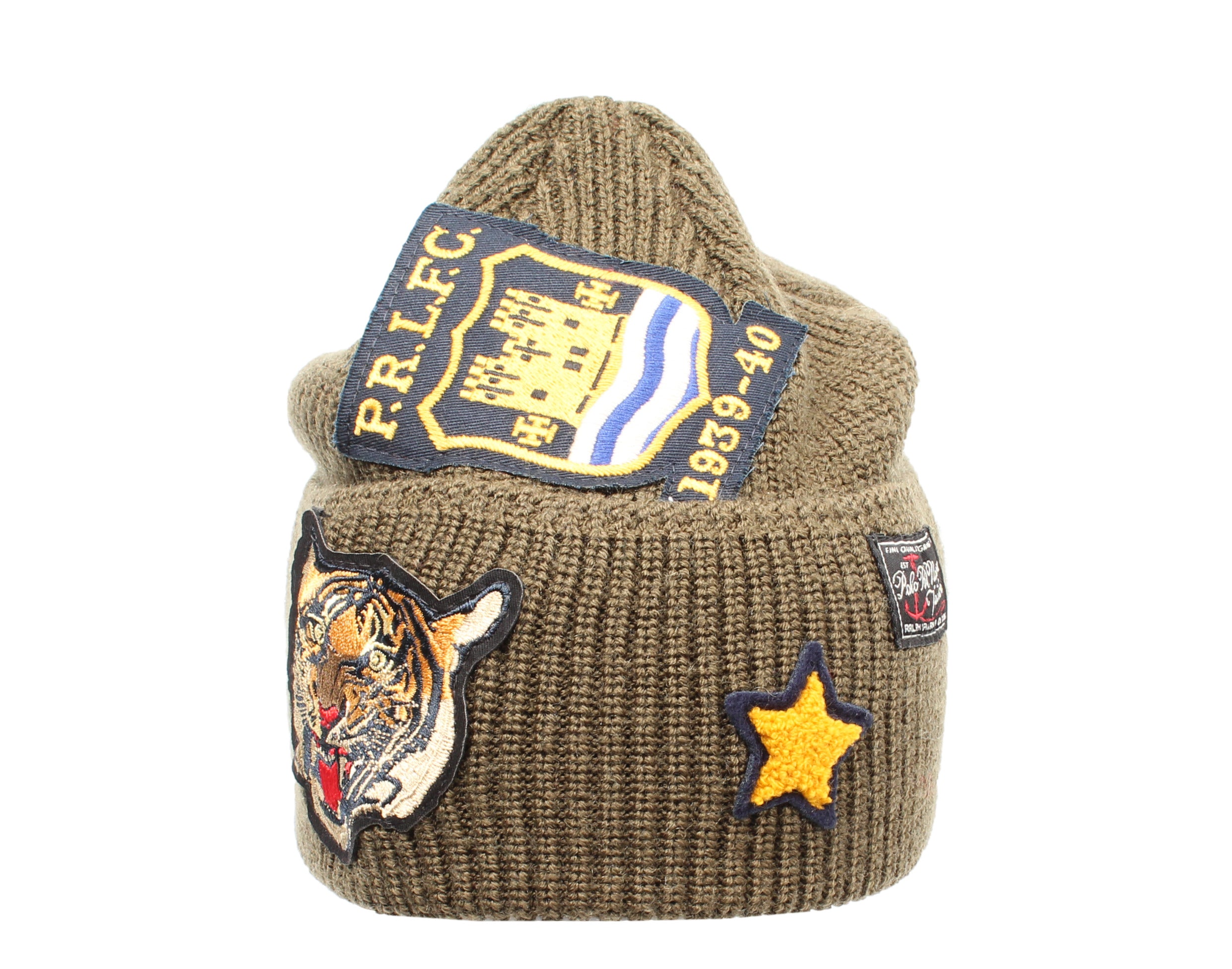 Polo Ralph Lauren Patch Watch Knit Cuffed Hat