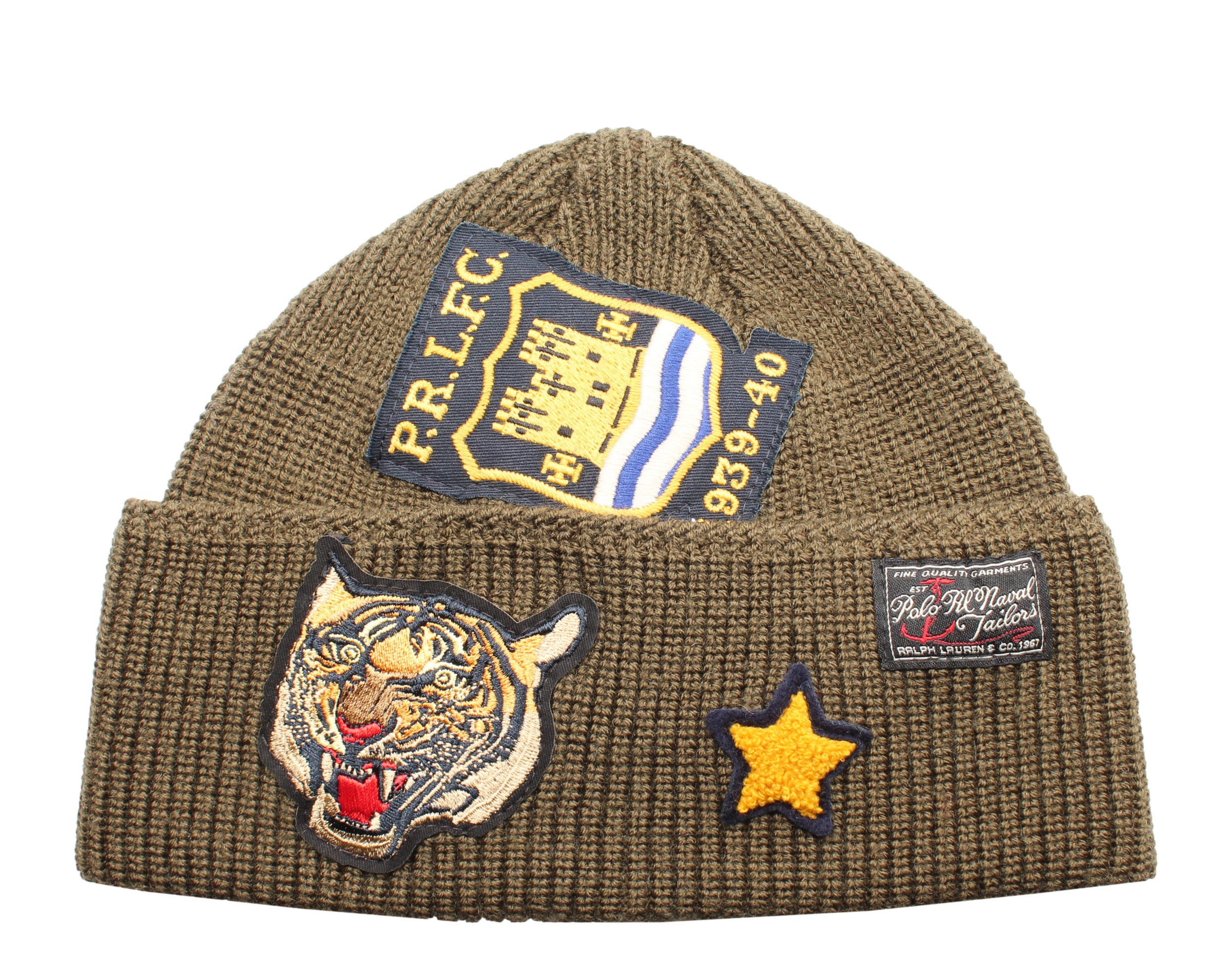 Polo Ralph Lauren Patch Watch Knit Cuffed Hat