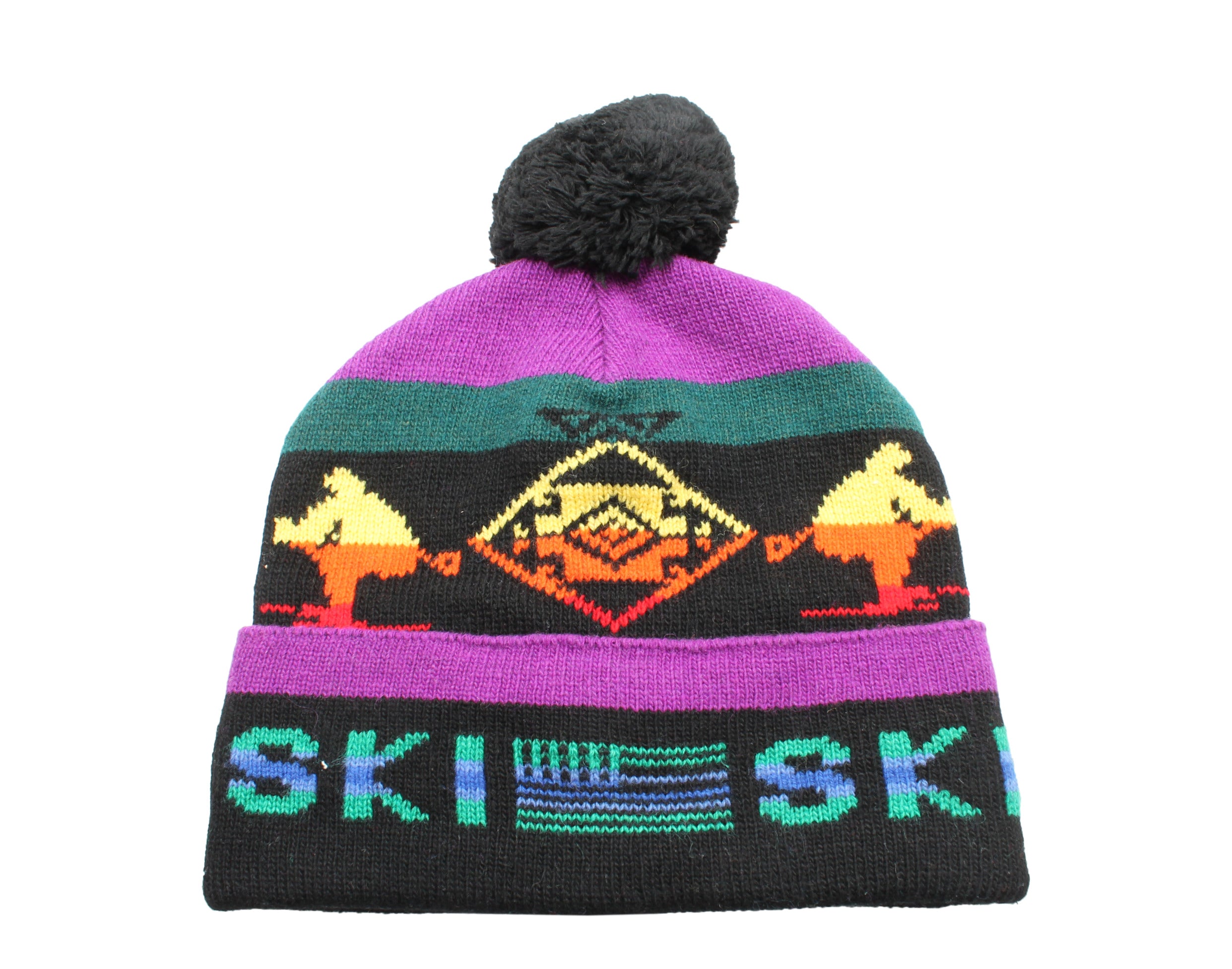 Polo Ralph Lauren Beacon Colorblock Pom-Pom Cuffed Hat