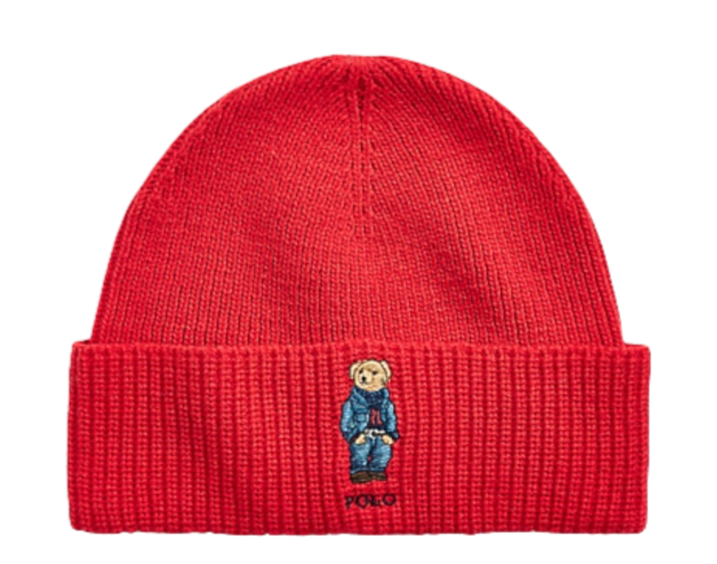 Polo Ralph Lauren Polo Bear Knit Cuffed Beanie Hat