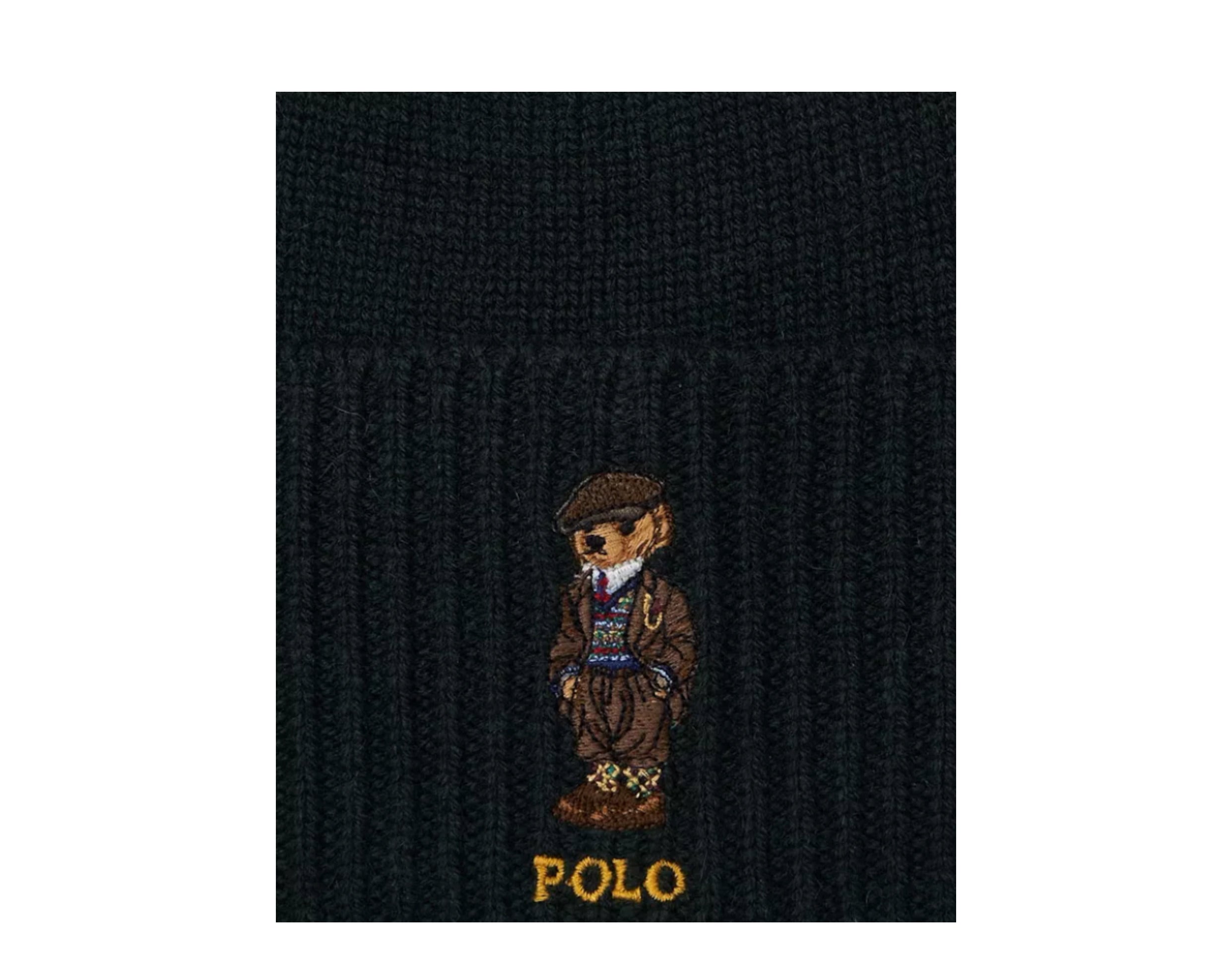 Polo Ralph Lauren Cashmere Blend Bear Beanie.