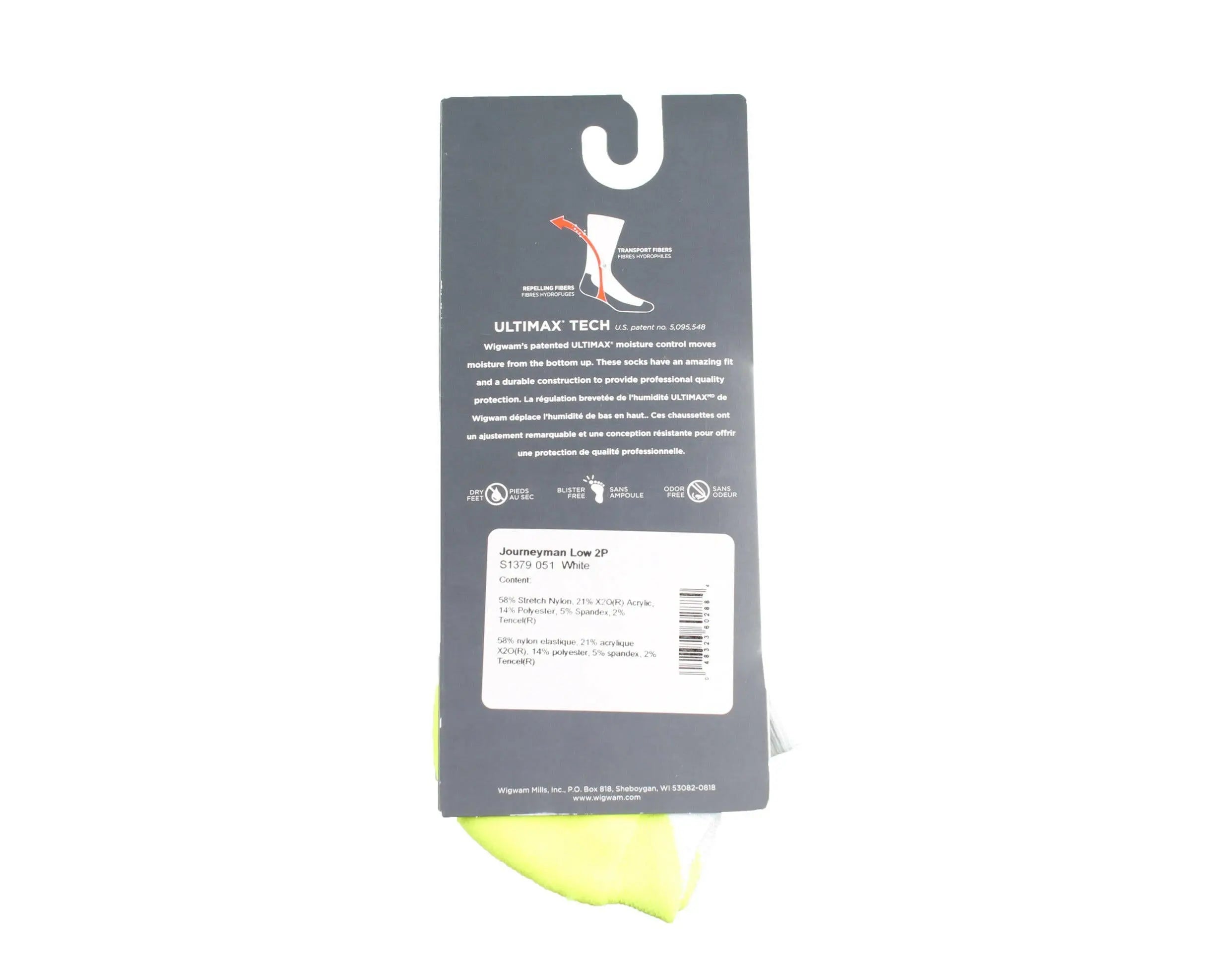 WigWam Journeyman Low Socks - 2 Pair Pack.