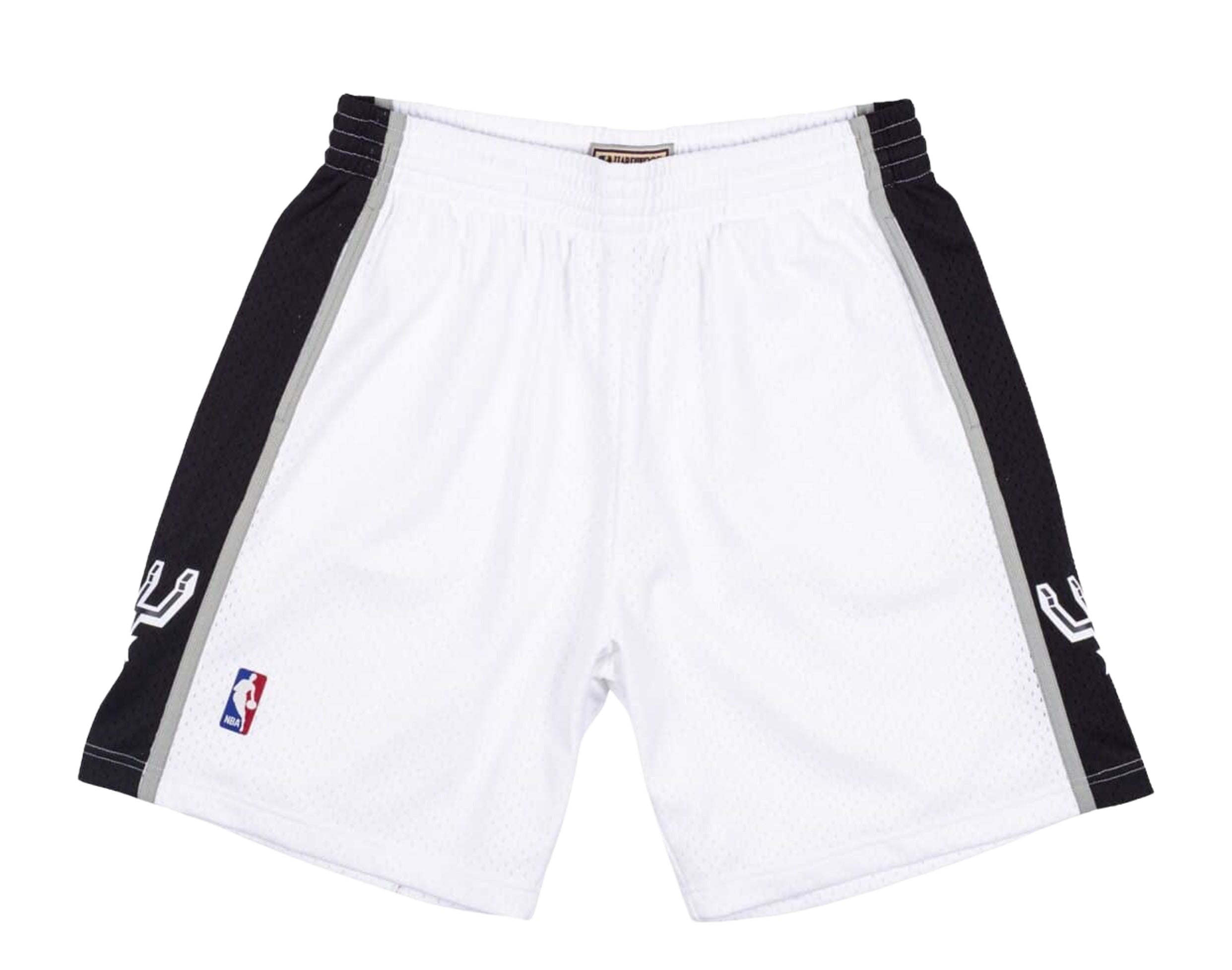 NBA Mitchell Ness Los Angeles Lakers Flames Swingman Adult Basketball Shorts