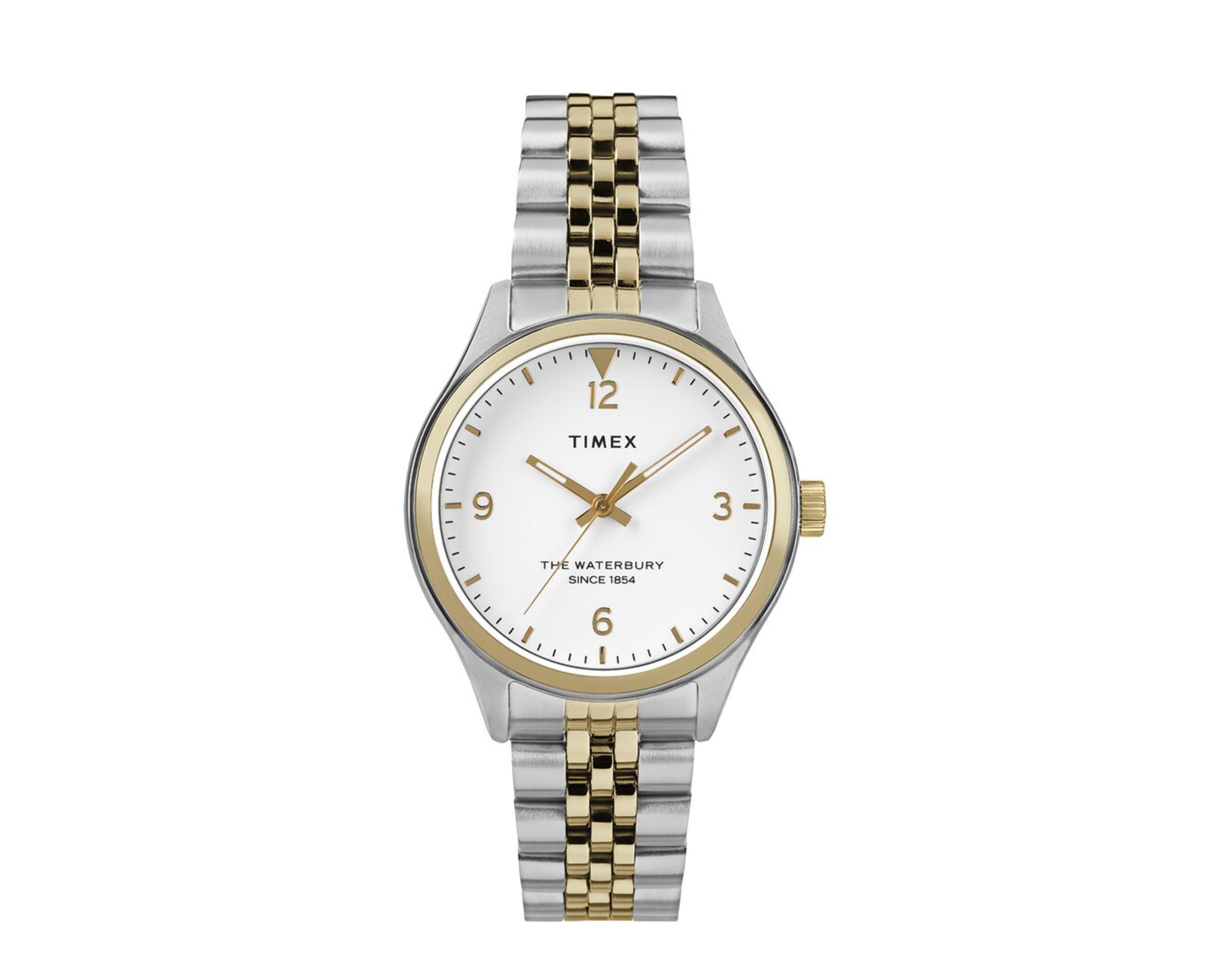 Timex Waterbury Traditional 34mm Stainless Steel Bracelet Women's Watch