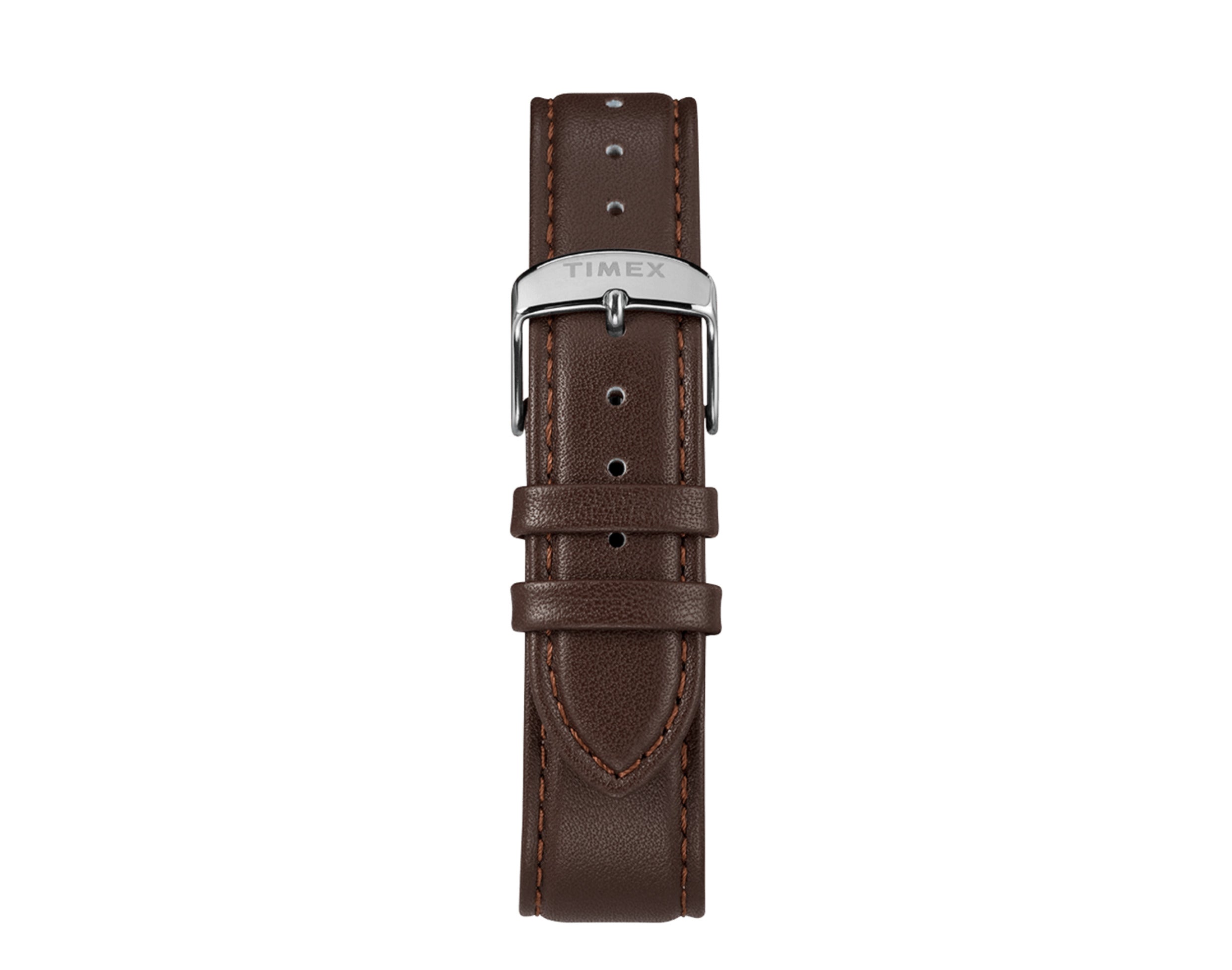 Timex Fairfield Chronograph 41mm Leather Strap Watch