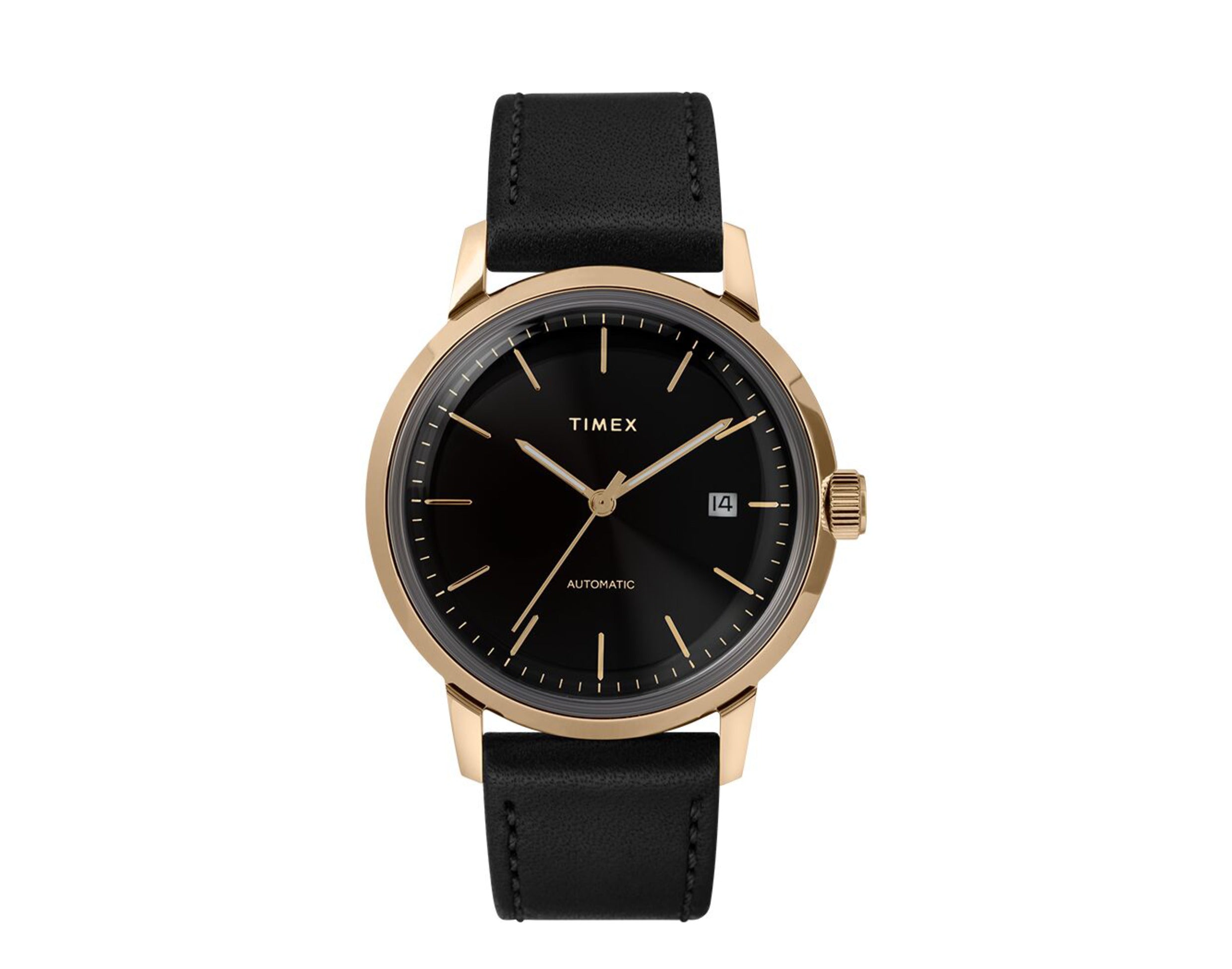 Timex Marlin Automatic 40mm Leather Strap Watch