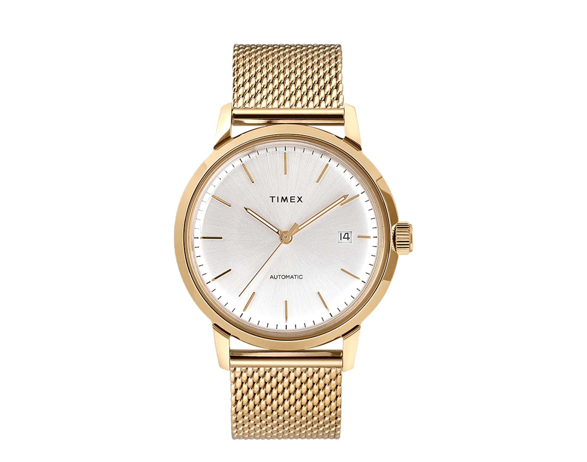 Timex Marlin Automatic 40mm Stainless Steel Mesh Band Watch