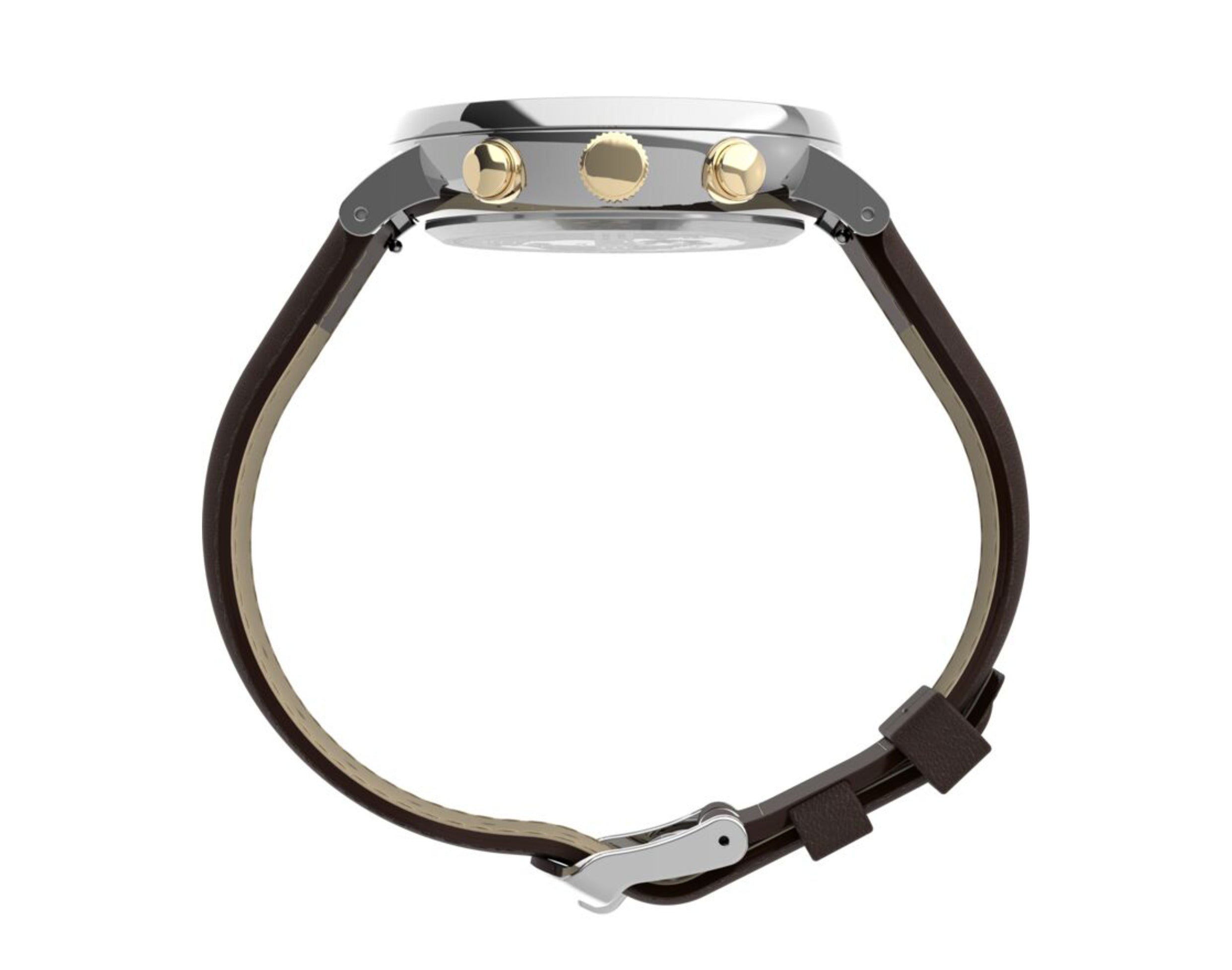Timex Fairfield Chronograph 41mm Leather Strap Watch