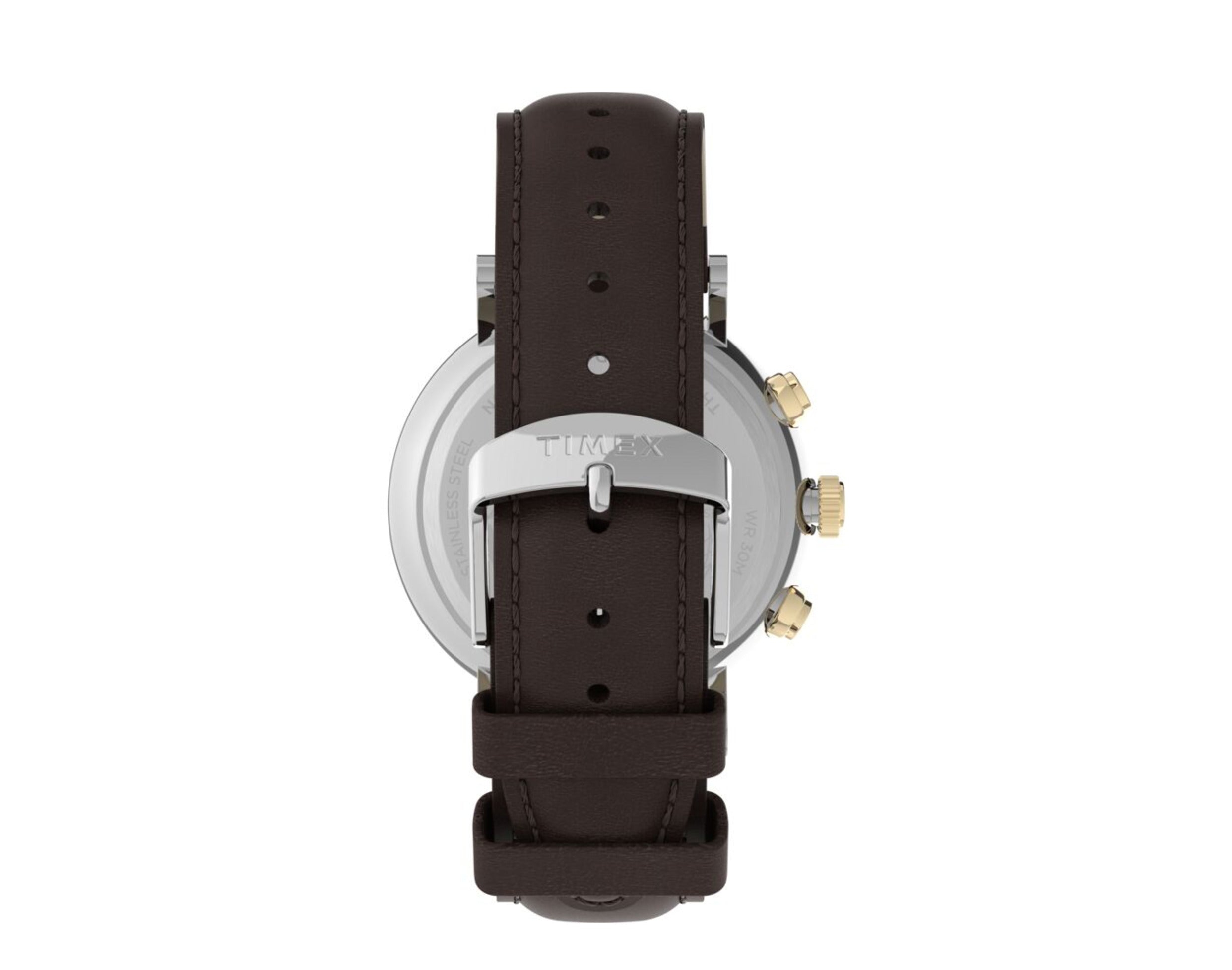 Timex Fairfield Chronograph 41mm Leather Strap Watch