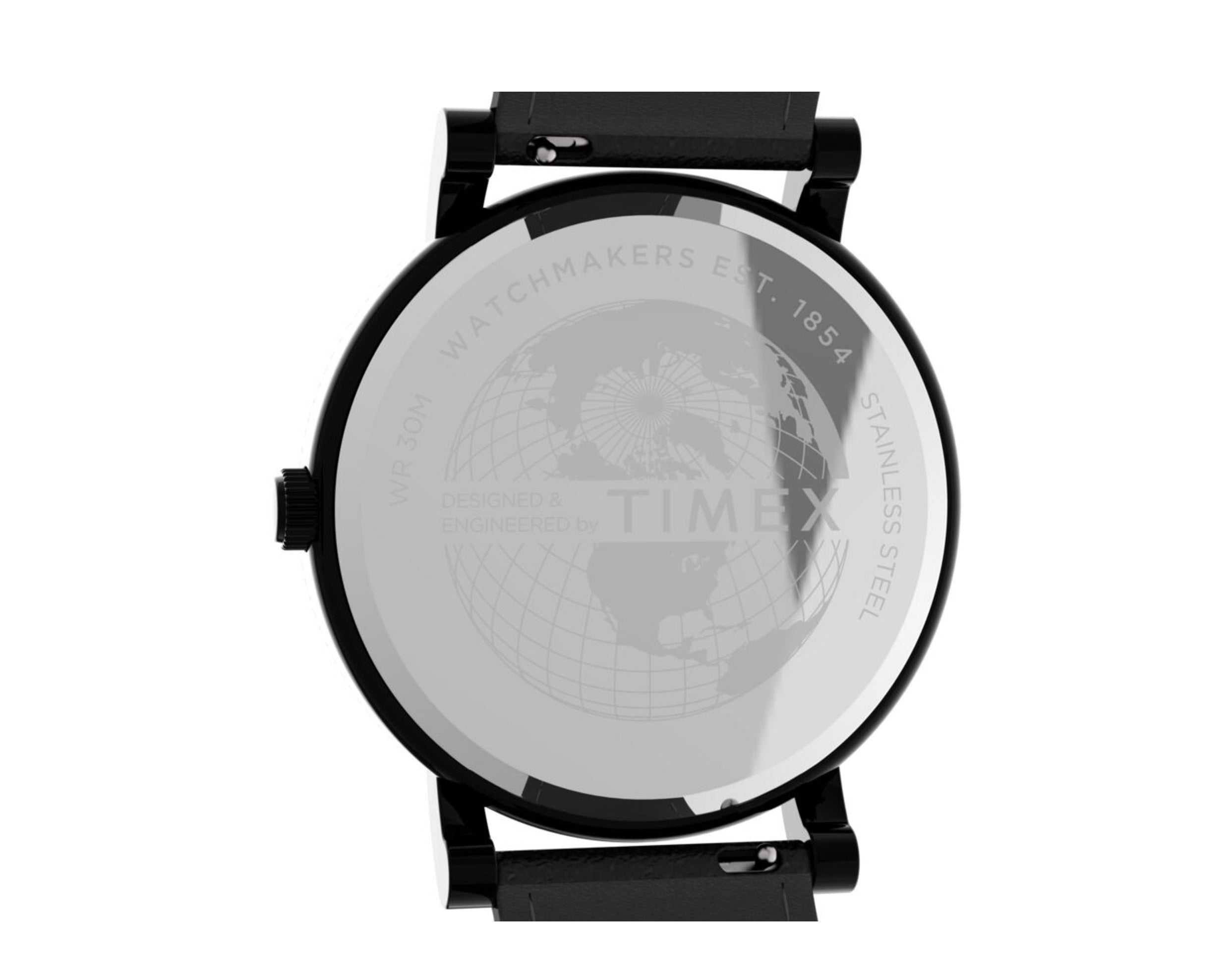 Timex Originals 42mm Leather Strap Watch