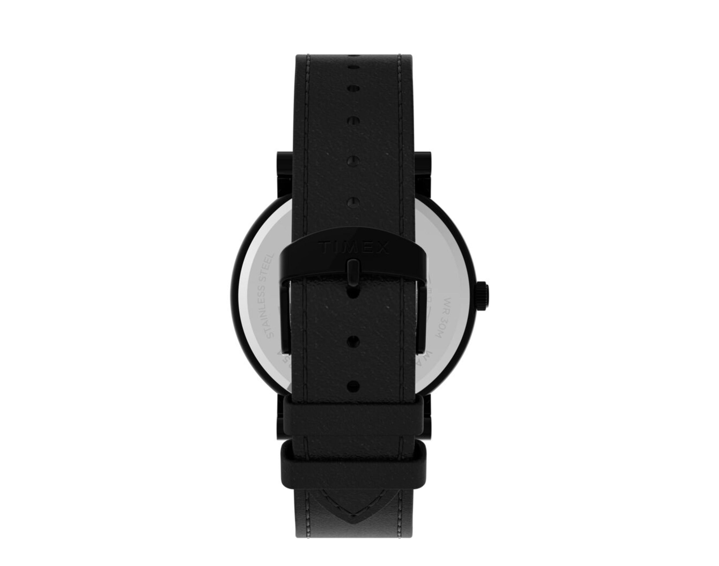 Timex Originals 42mm Leather Strap Watch