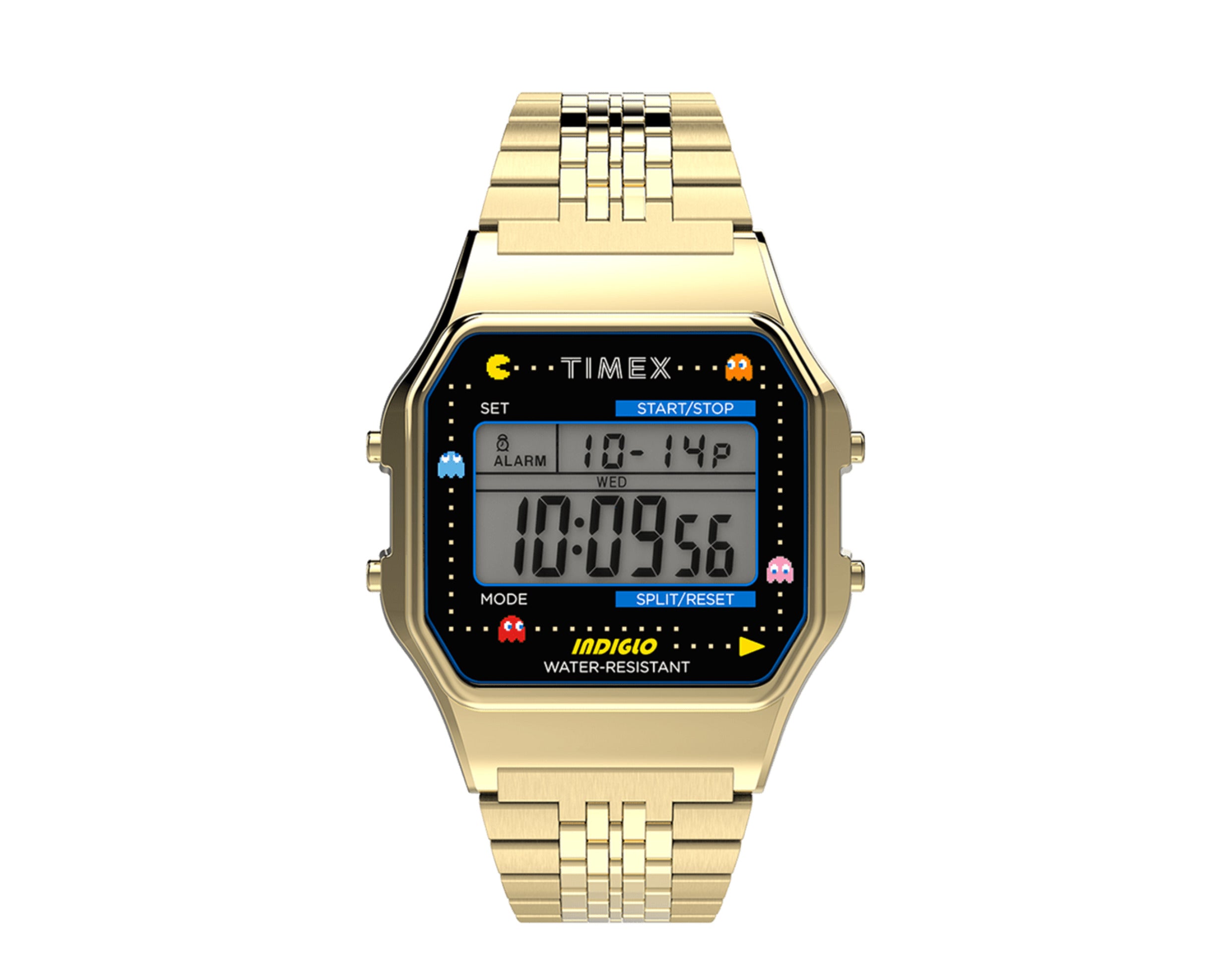 Timex T80 x PAC-MAN 34mm Stainless Steel Bracelet Watch