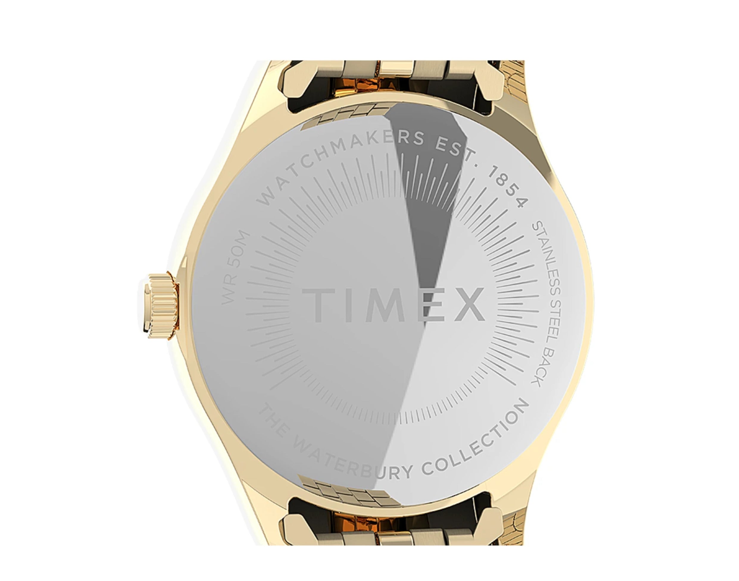 Timex Waterbury Legacy with Swarovski® Crystals 34mm Stainless Steel Bracelet Women's Watch