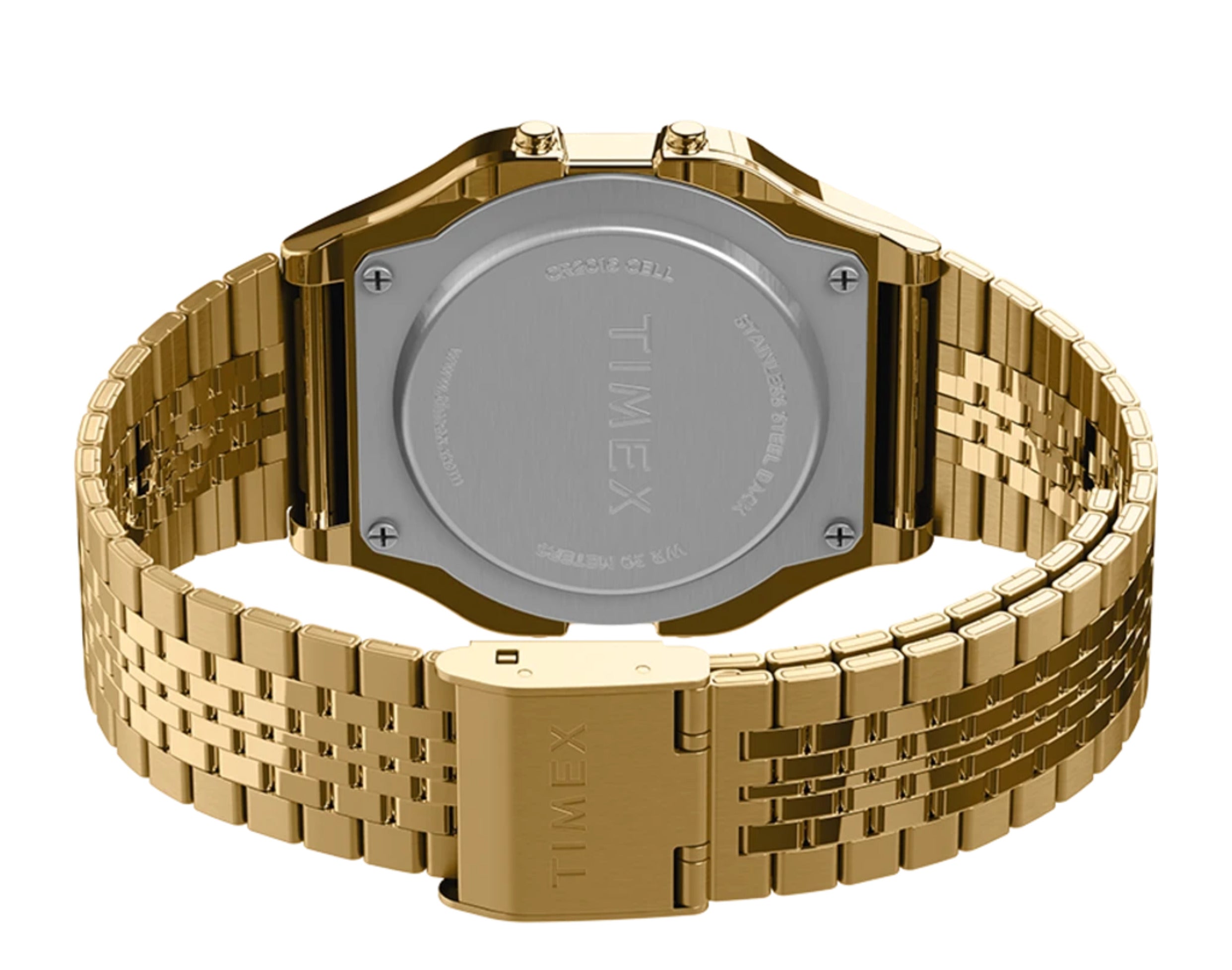 Timex T80 Rainbow 34mm Stainless Steel Bracelet Watch