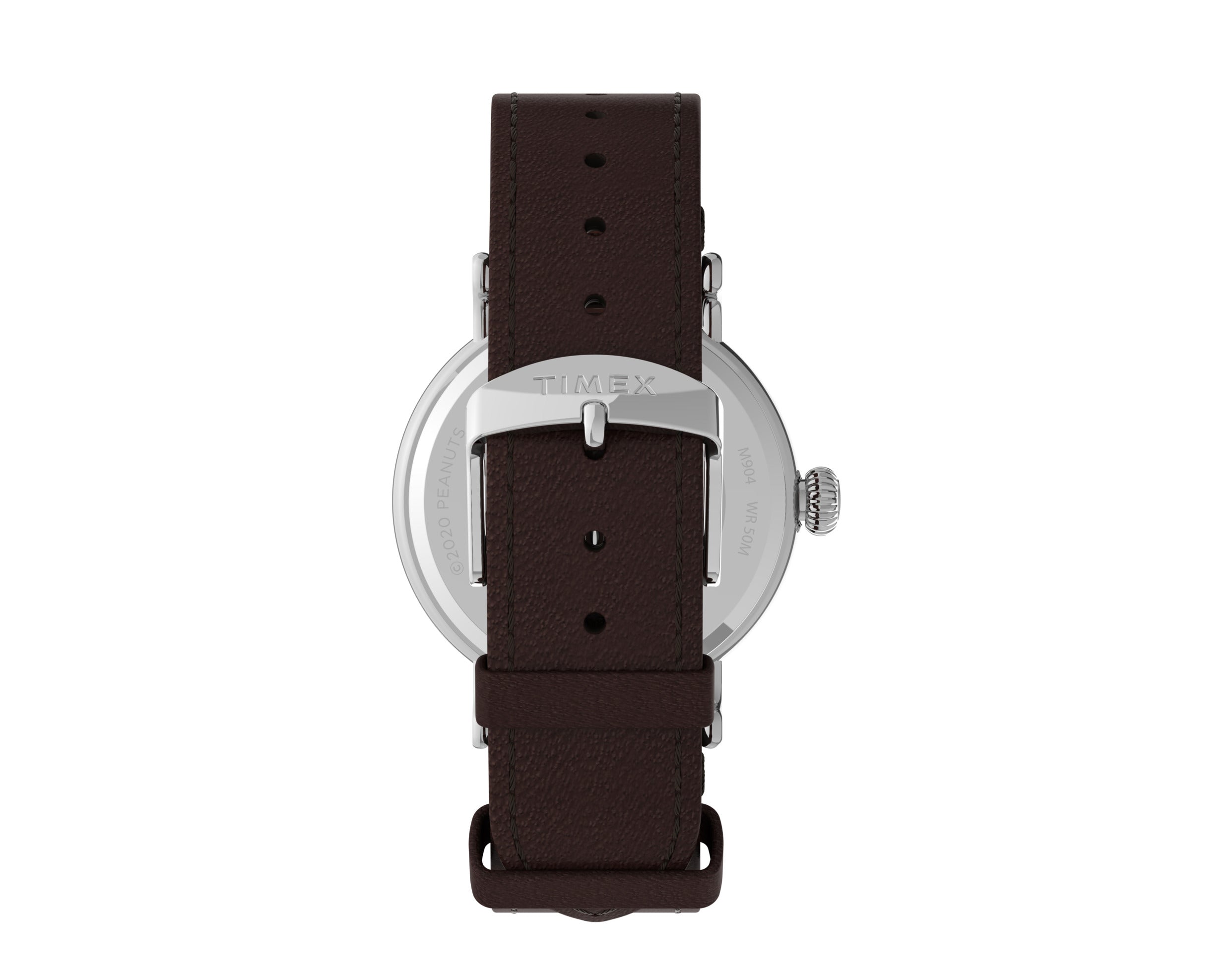 Timex Standard x Peanuts Featuring Snoopy And Charlie Brown Leather Strap Watch