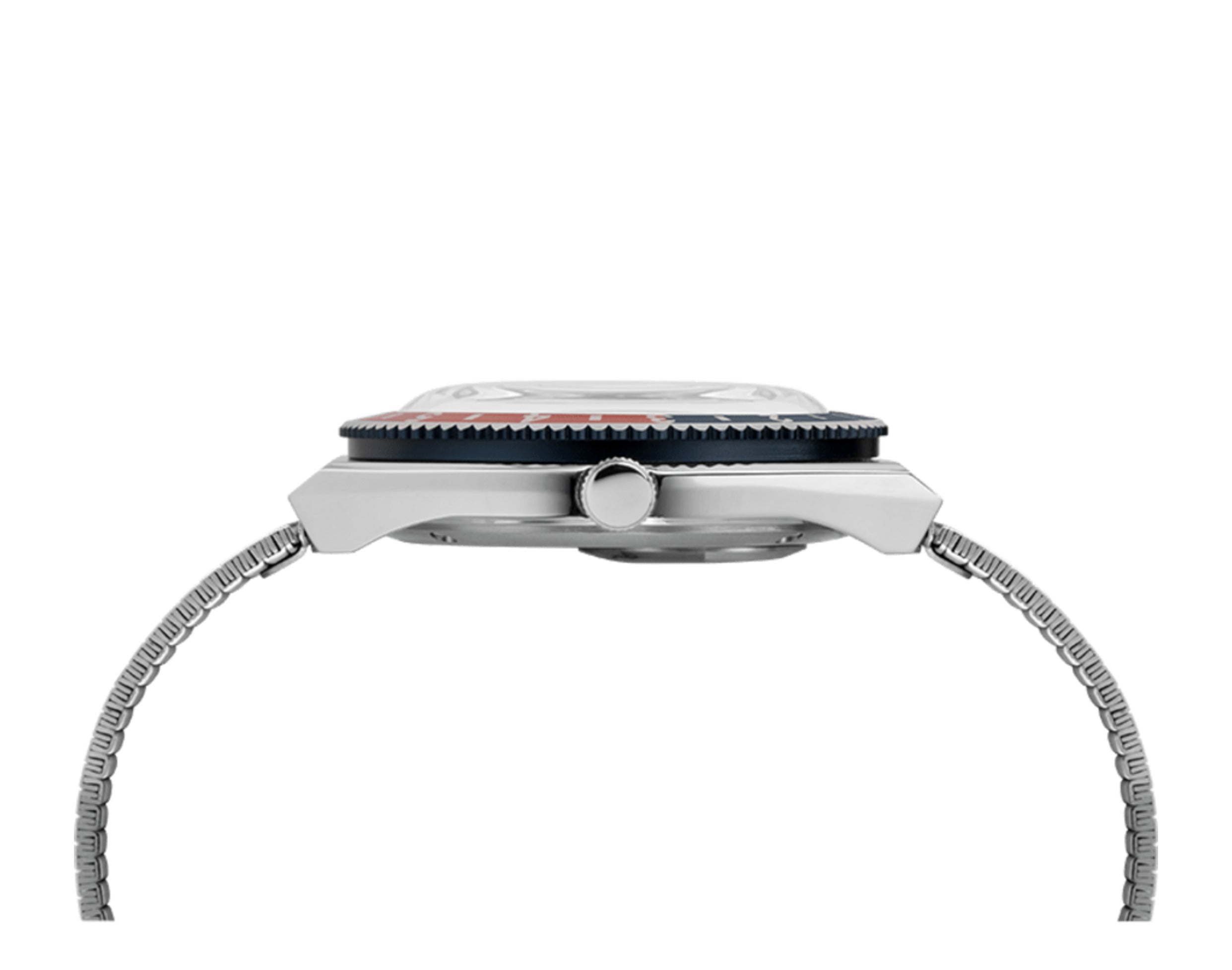 Timex Q Reissue x Snoopy Peanuts 70th Anniversary 38mm Stainless Steel Bracelet Watch