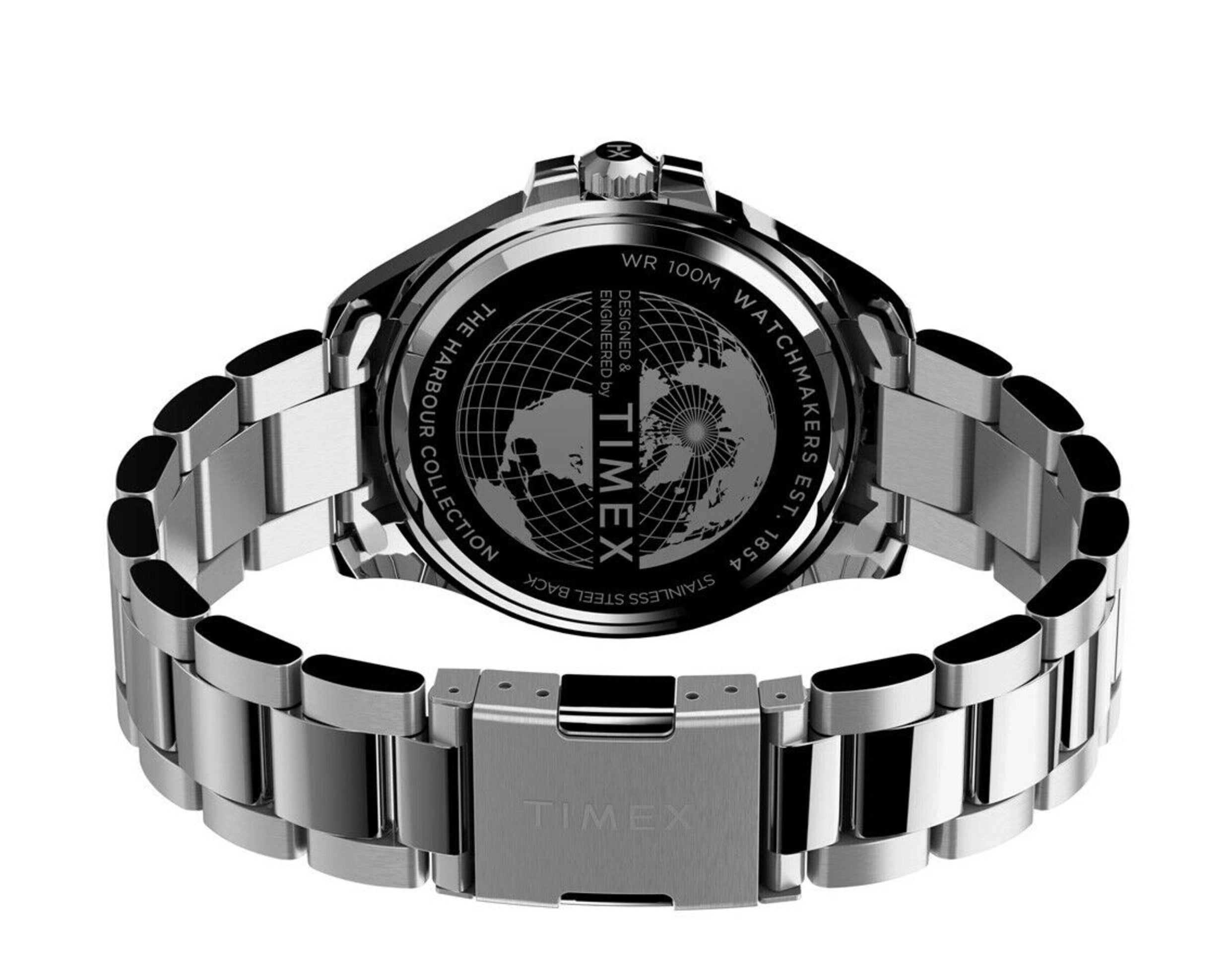 Timex Harborside Coast 43mm Stainless Steel Bracelet Watch