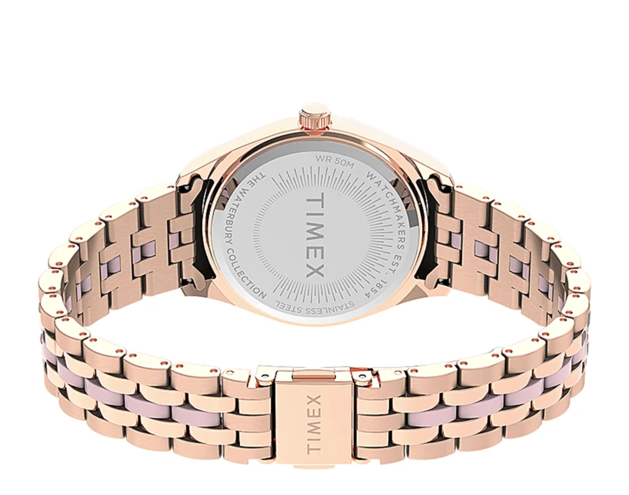 Timex Waterbury Legacy Boyfriend 36mm Stainless Steel Bracelet Watch