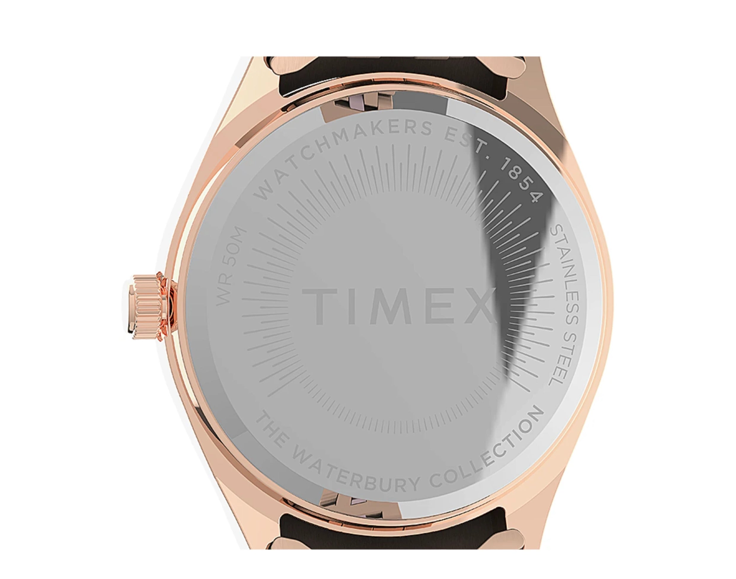Timex Waterbury Legacy Boyfriend 36mm Stainless Steel Bracelet Watch