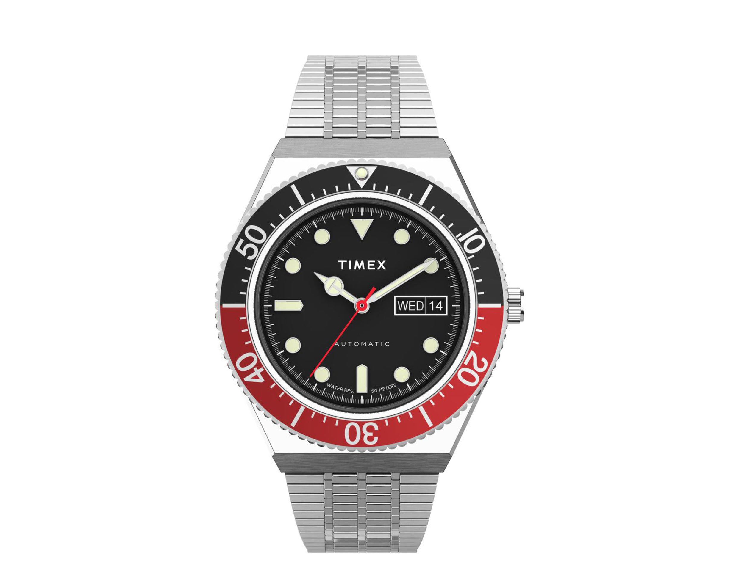 Timex M79 Automatic 40mm Stainless Steel Bracelet Watch