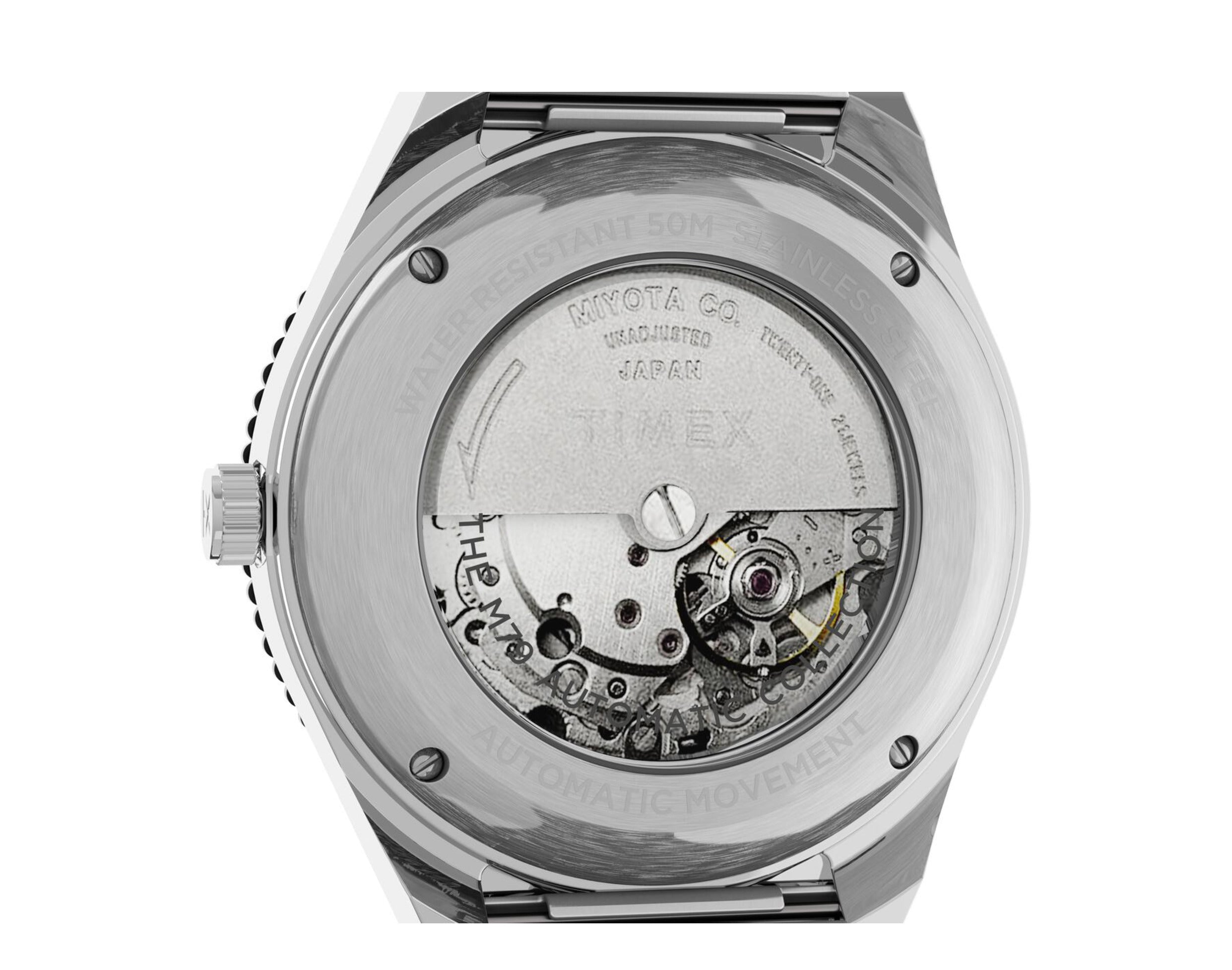 Timex M79 Automatic 40mm Stainless Steel Bracelet Watch