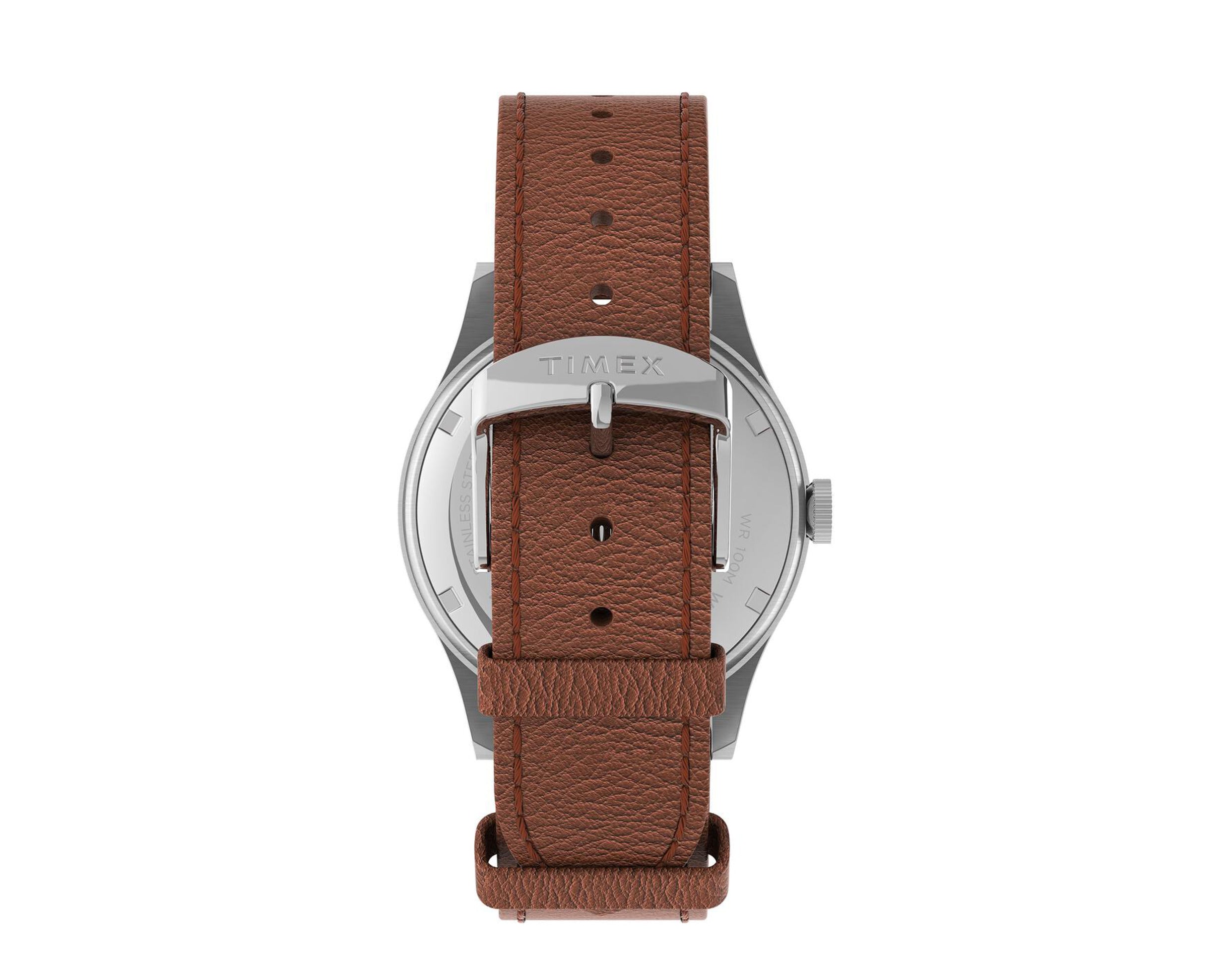 Timex Waterbury Traditional 39mm New Case Design Leather Strap Watch