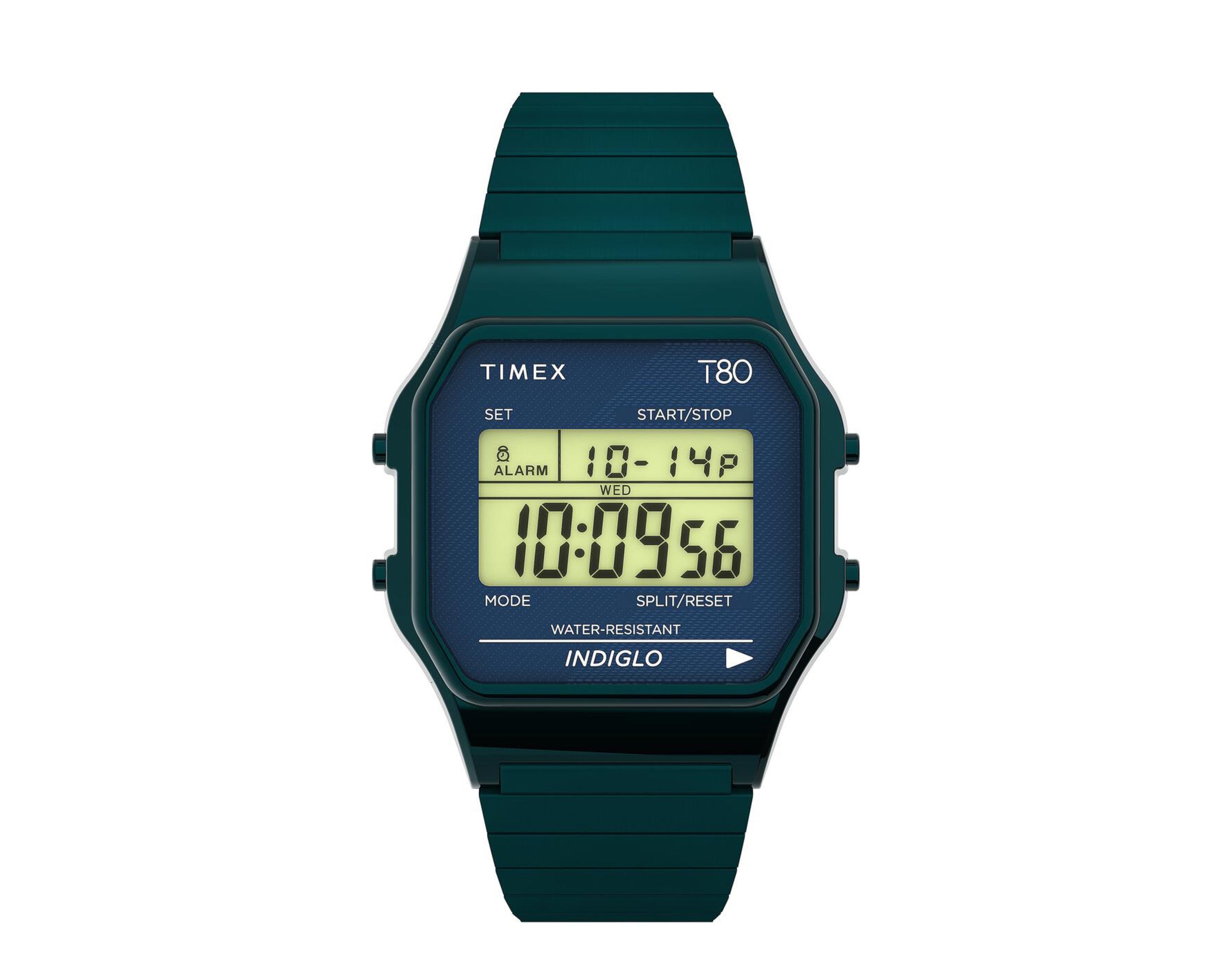 Timex T80 34mm Stainless Steel Expansion Band Watch