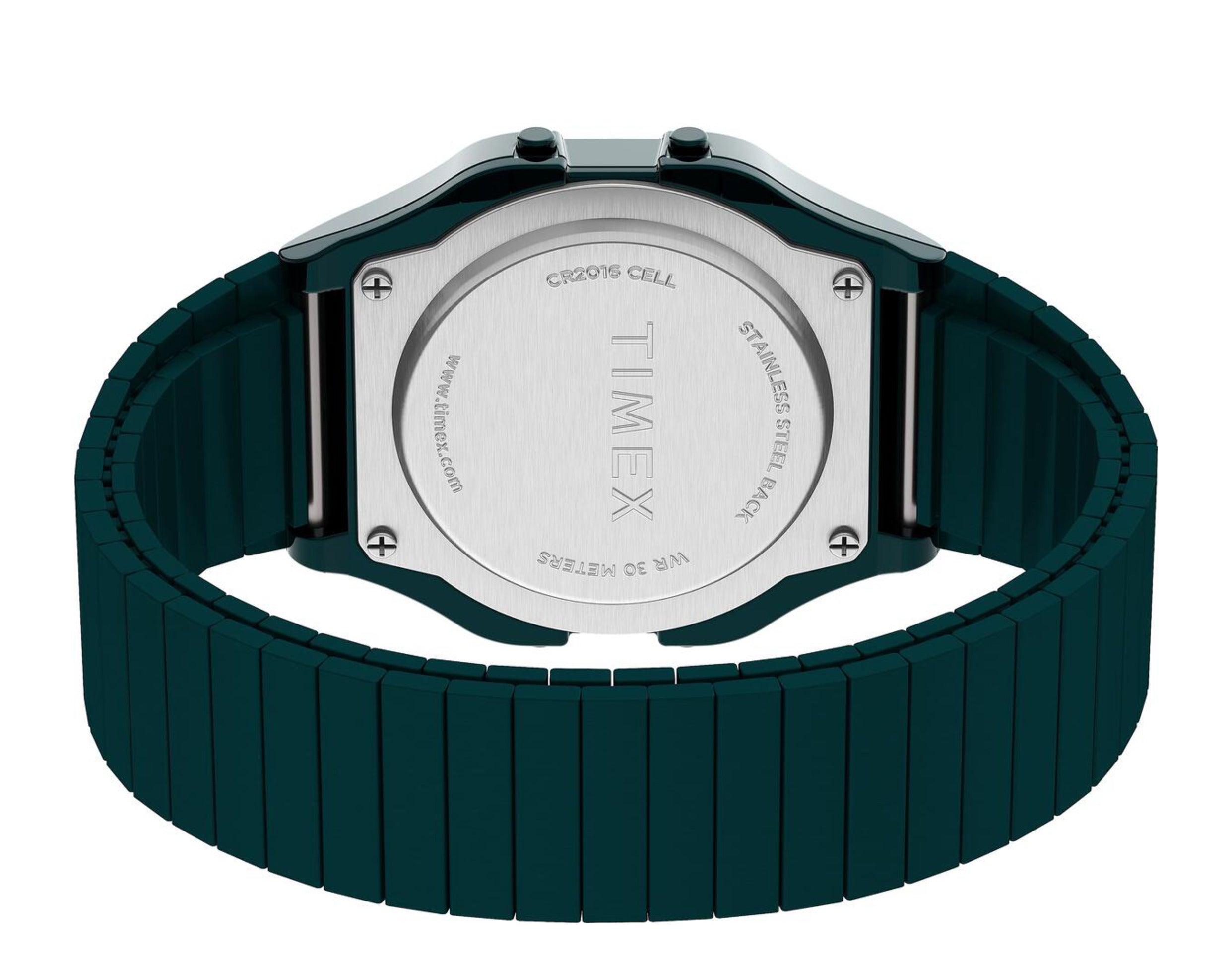 Timex T80 34mm Stainless Steel Expansion Band Watch