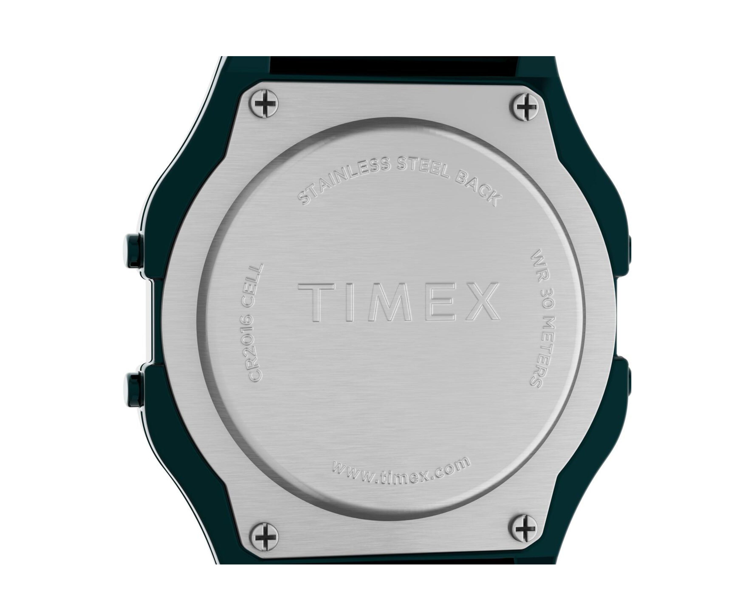 Timex T80 34mm Stainless Steel Expansion Band Watch