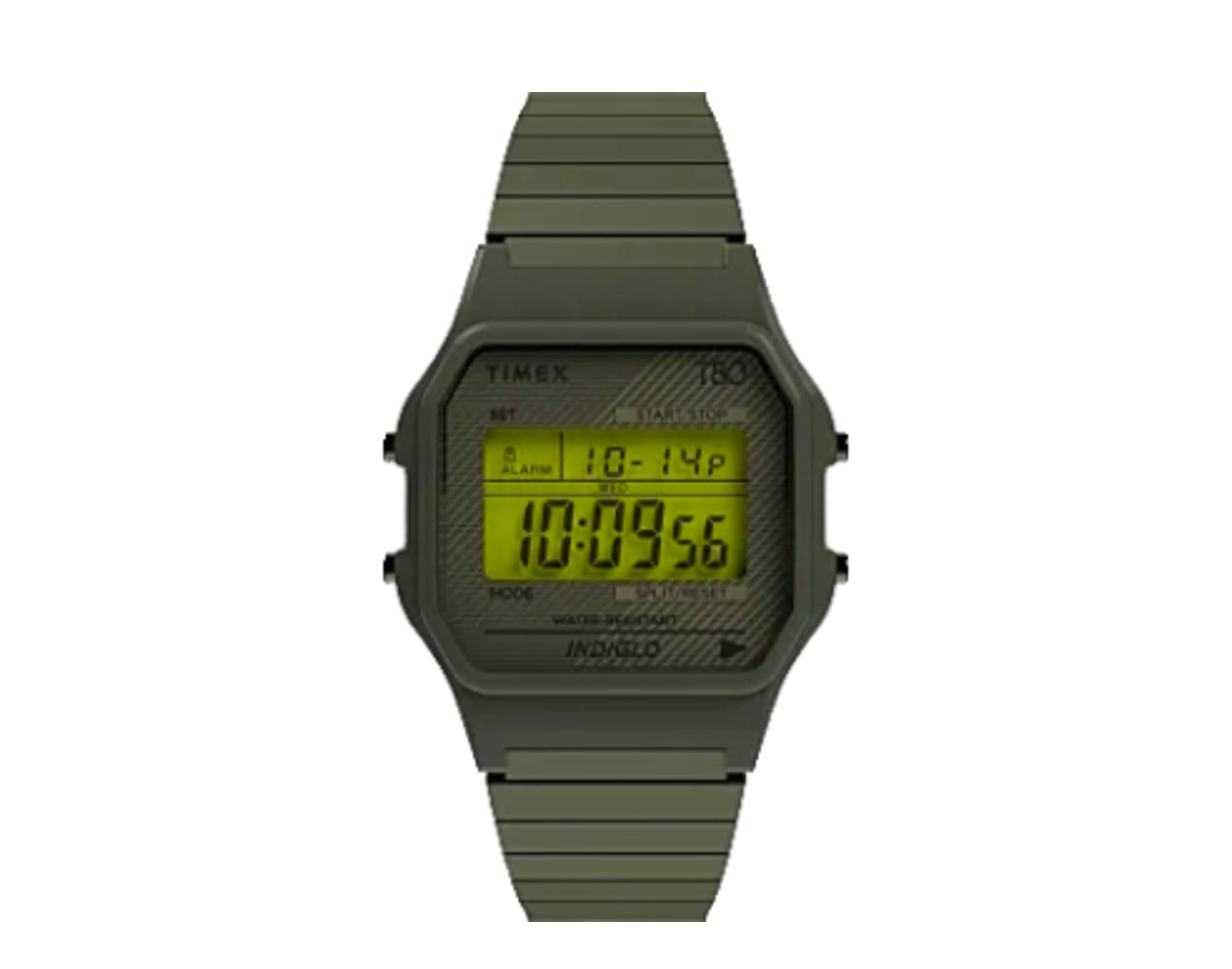 Timex t80 34mm stainless sales steel expansion band watch