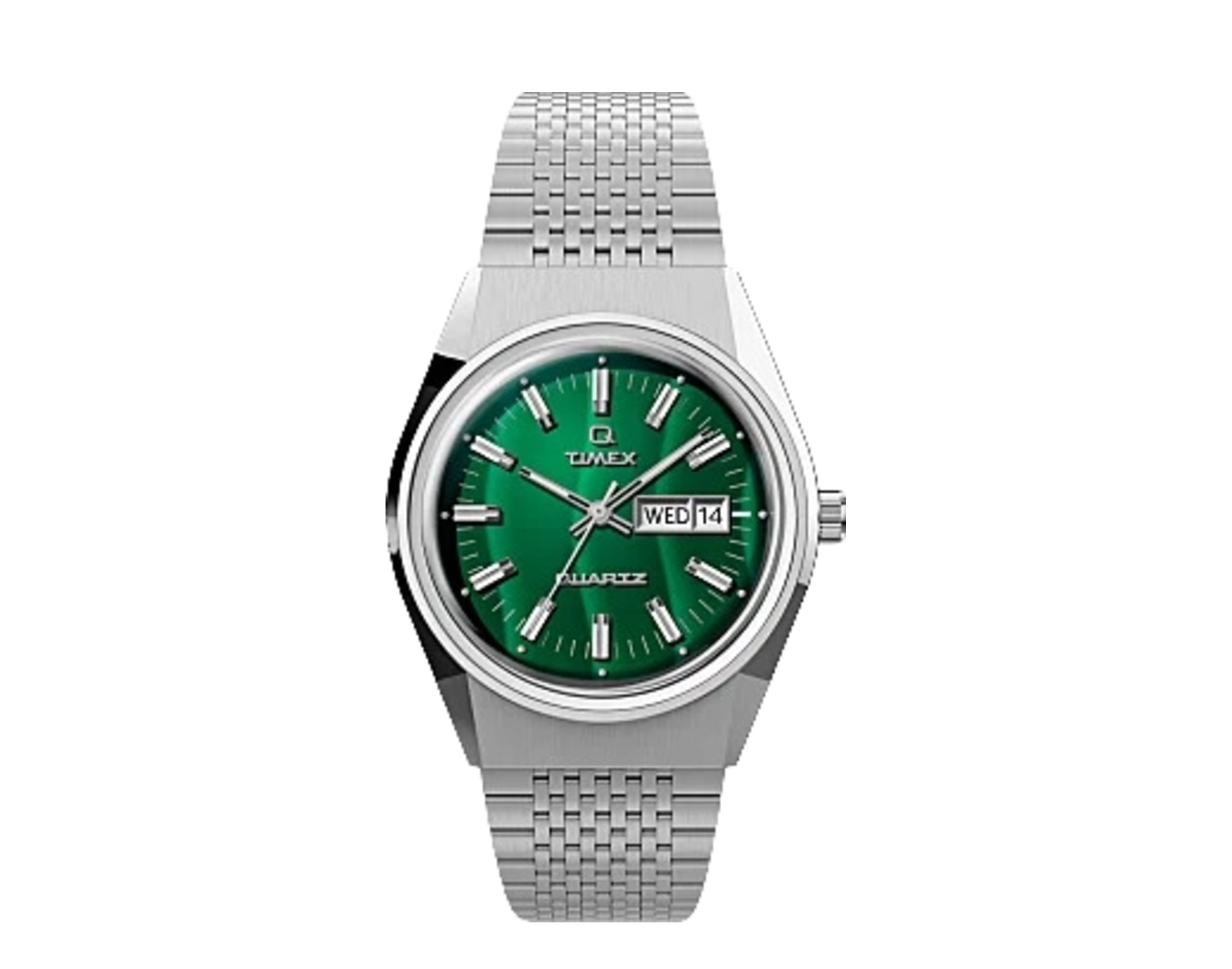 Timex Q Falcon Eye Reissue 38mm Stainless Steel Bracelet Watch
