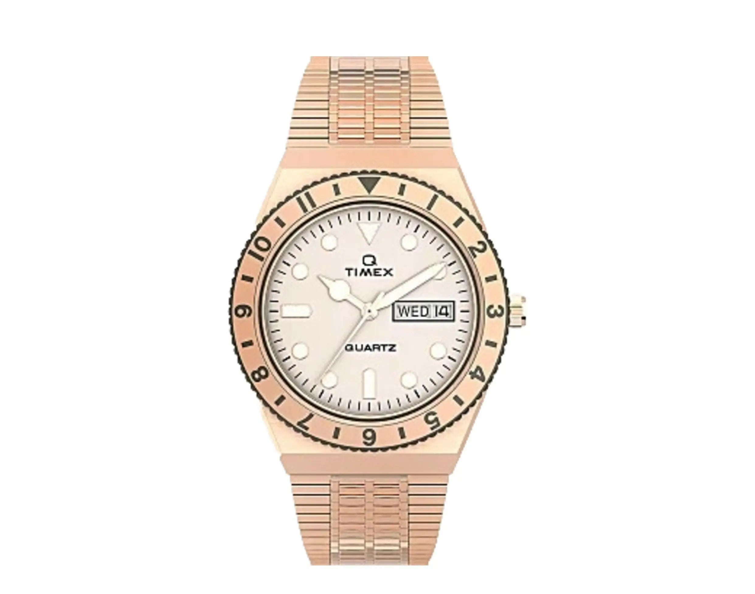 Timex Q 36mm Stainless Steel Bracelet Women's Watch.
