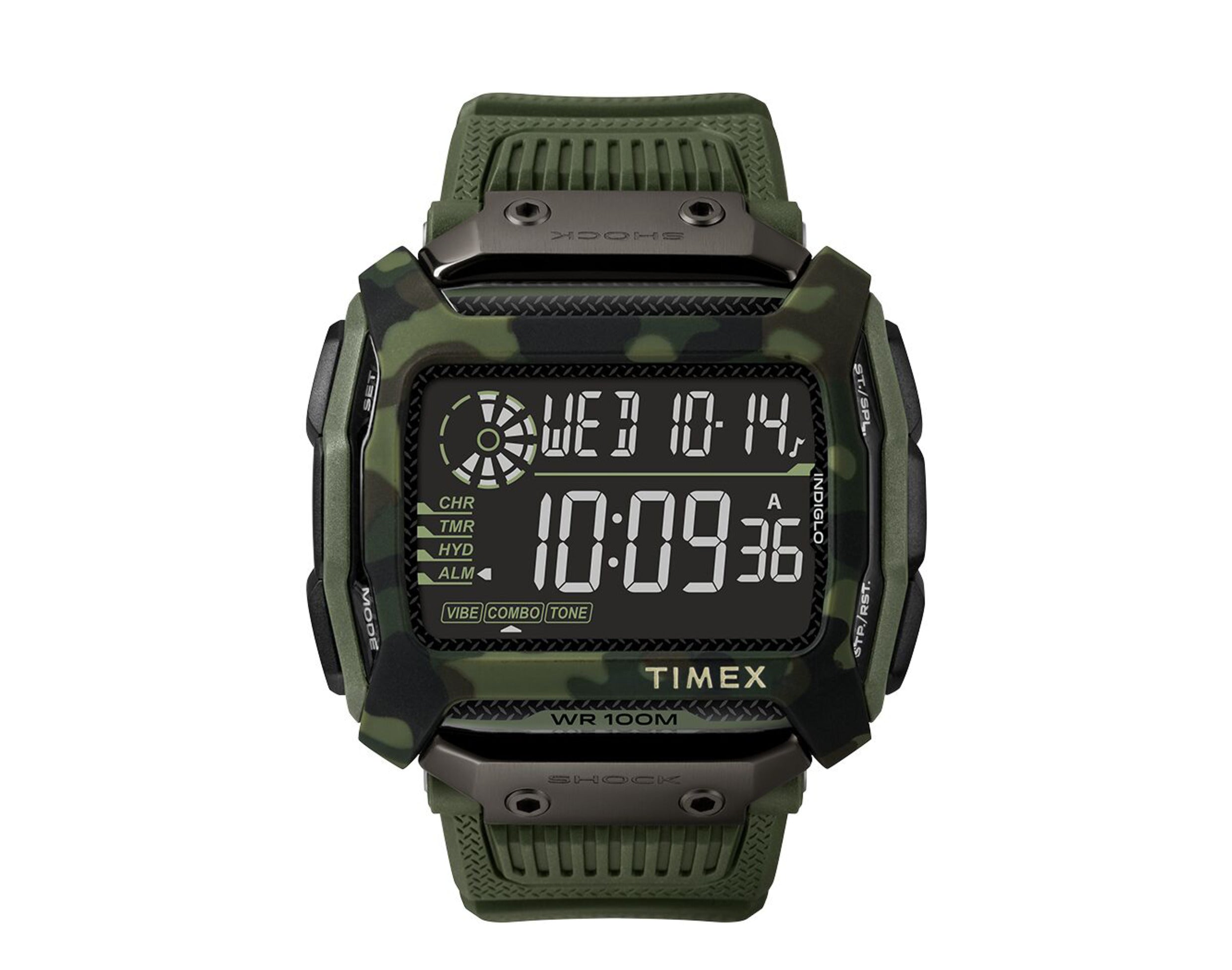 Timex Command Shock 54mm Resin Strap Watch