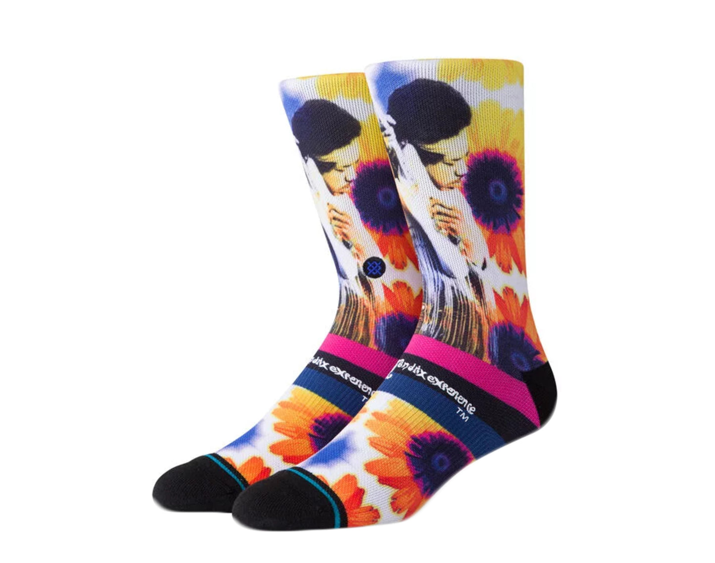 Stance Anthem Jimi Hendrix Jimi Sunflower Crew Socks