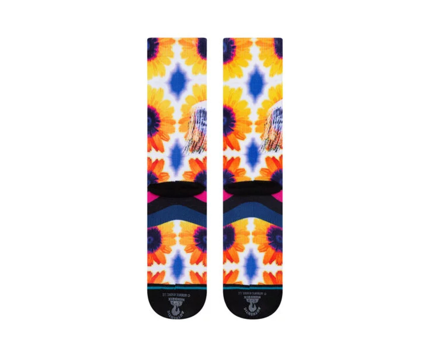 Stance Anthem Jimi Hendrix Jimi Sunflower Crew Socks
