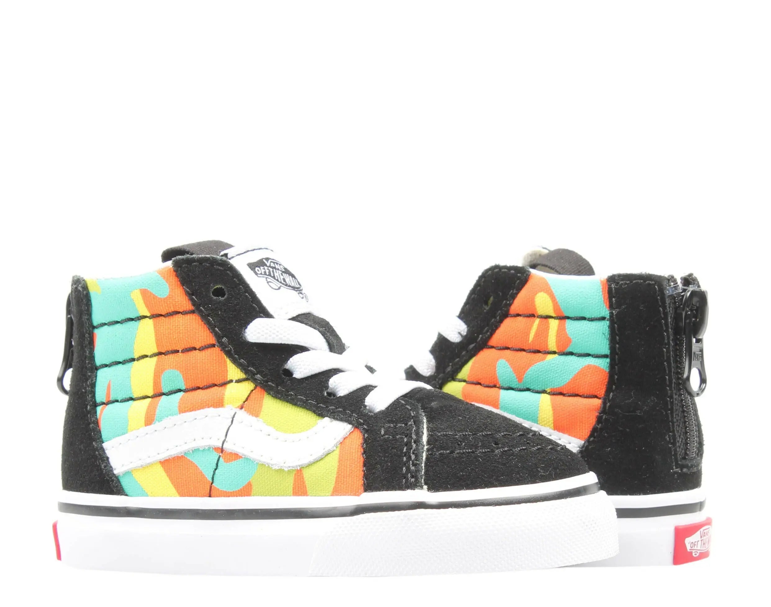 Vans Sk8-Hi Zip Toddler Kids High Top Sneakers.