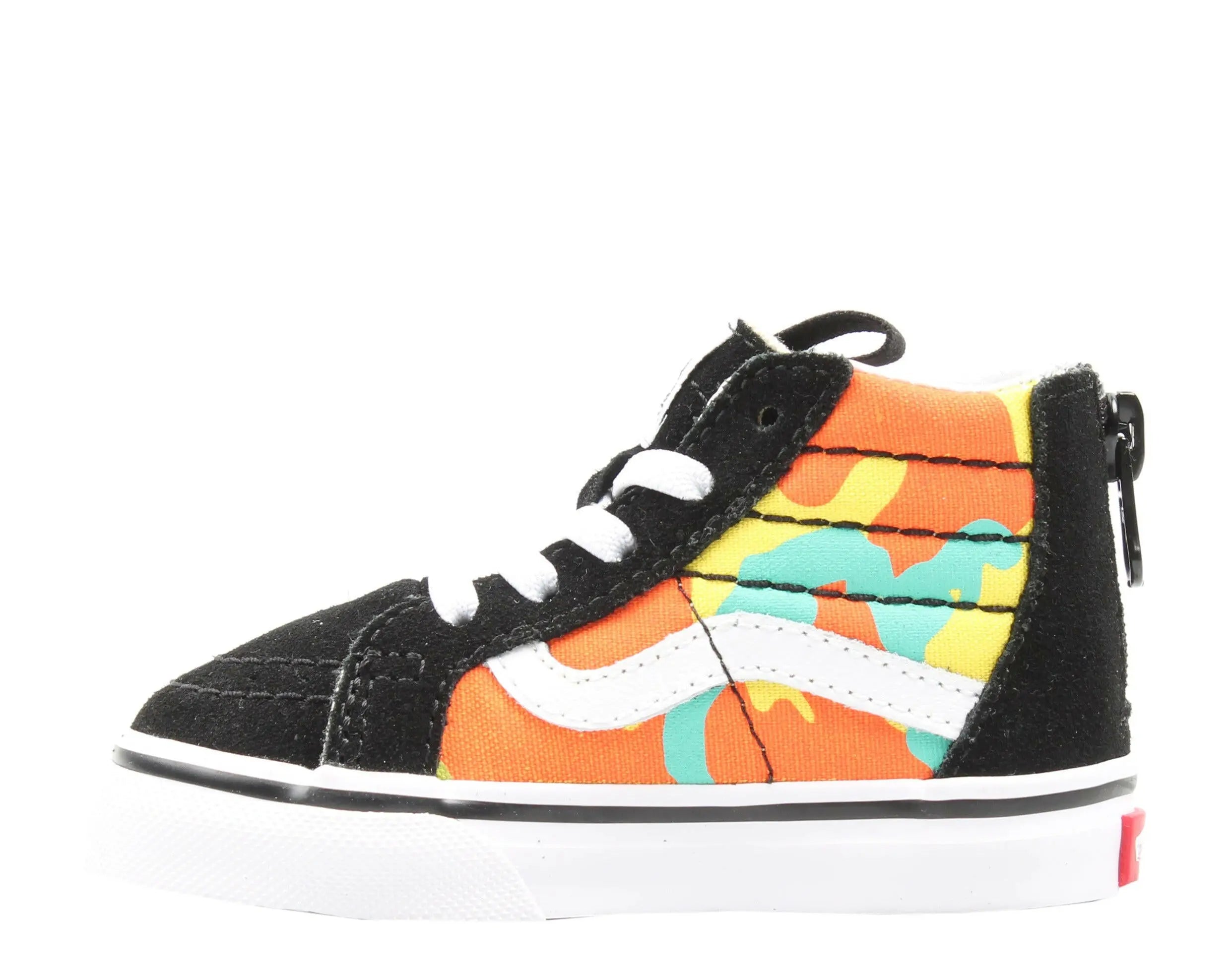 Vans Sk8-Hi Zip Toddler Kids High Top Sneakers.