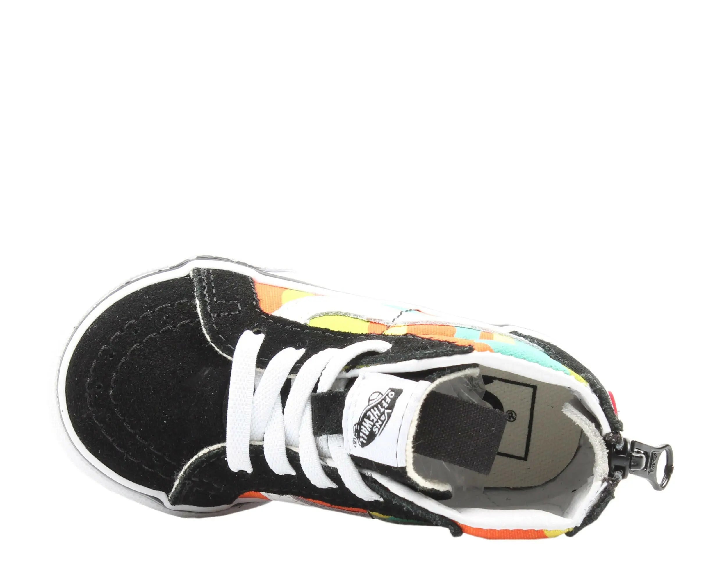 Vans Sk8-Hi Zip Toddler Kids High Top Sneakers.