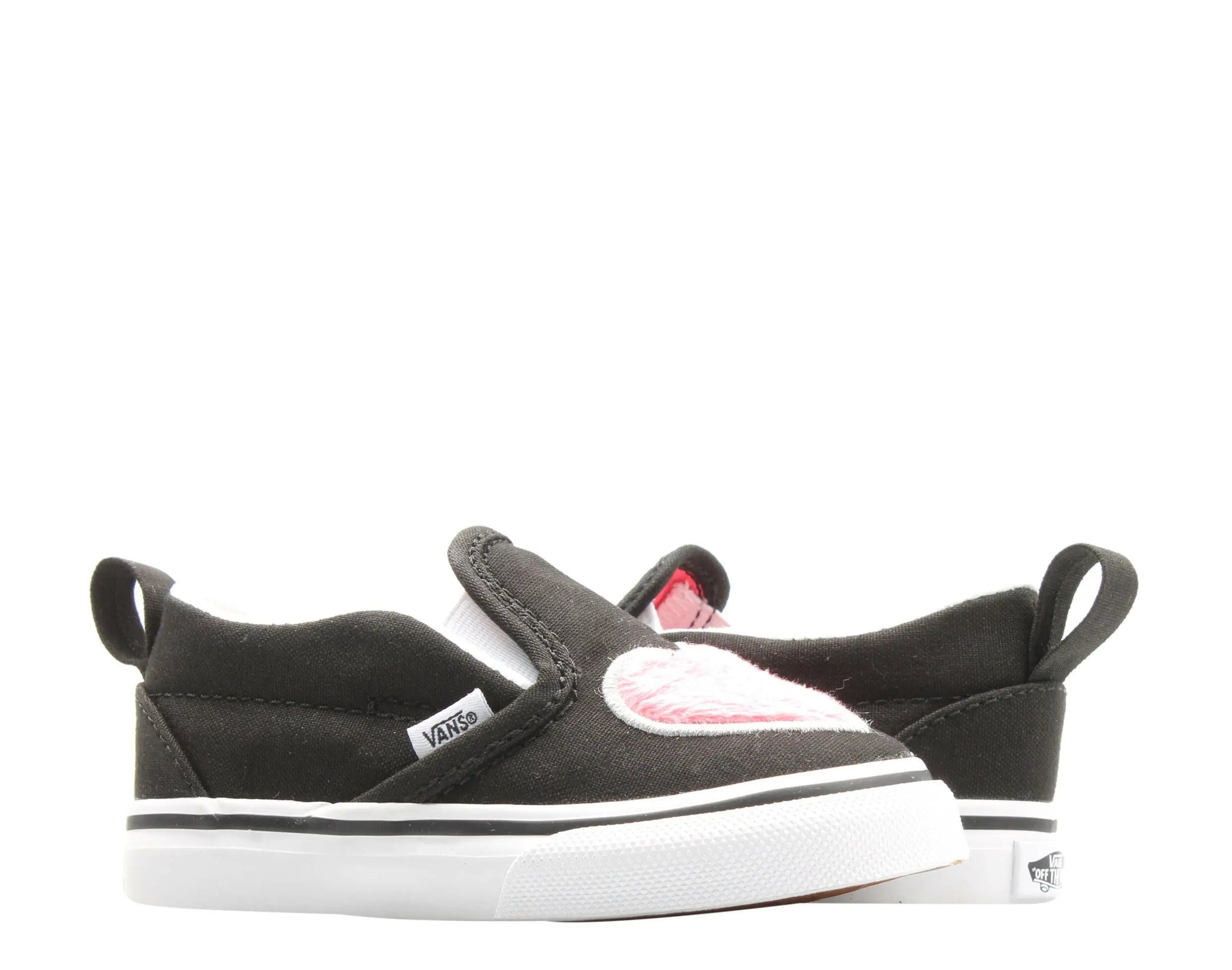 Vans Slip-On V Toddler Kids Low Top Sneakers.