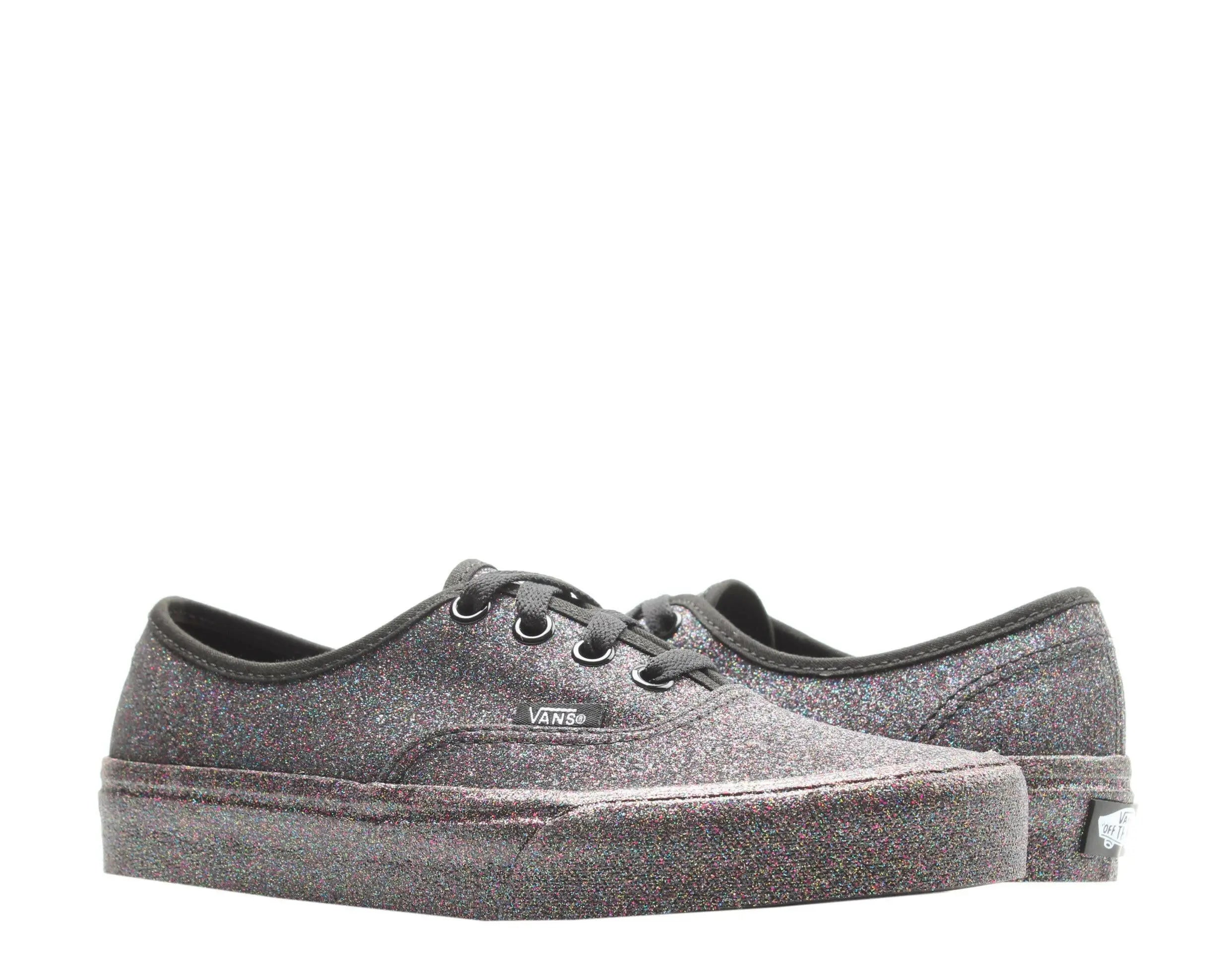 Vans Authentic Rainbow Glitter Low Top Sneakers.