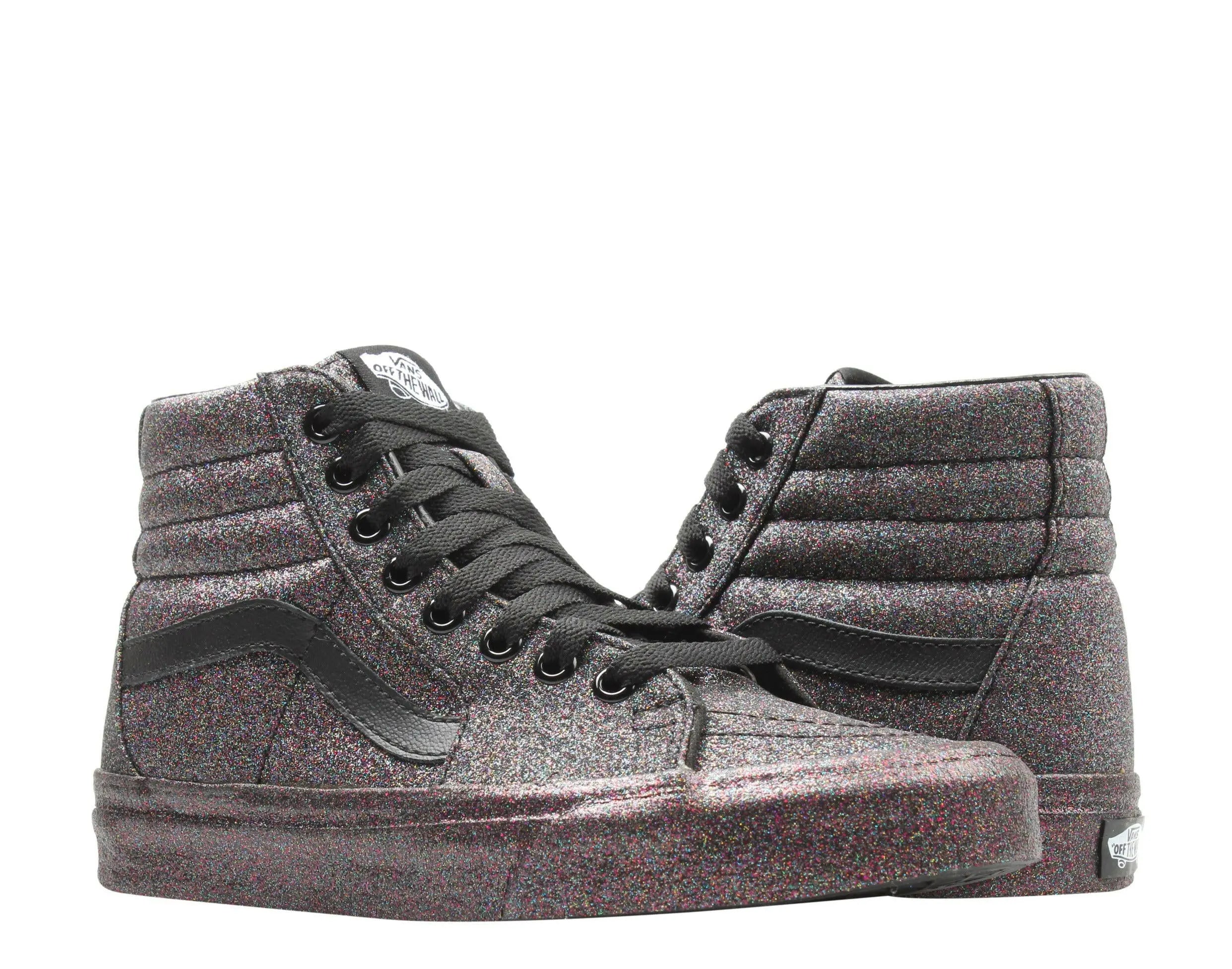 Vans Sk8-Hi Rainbow Glitter Classic Hi Top Sneakers.