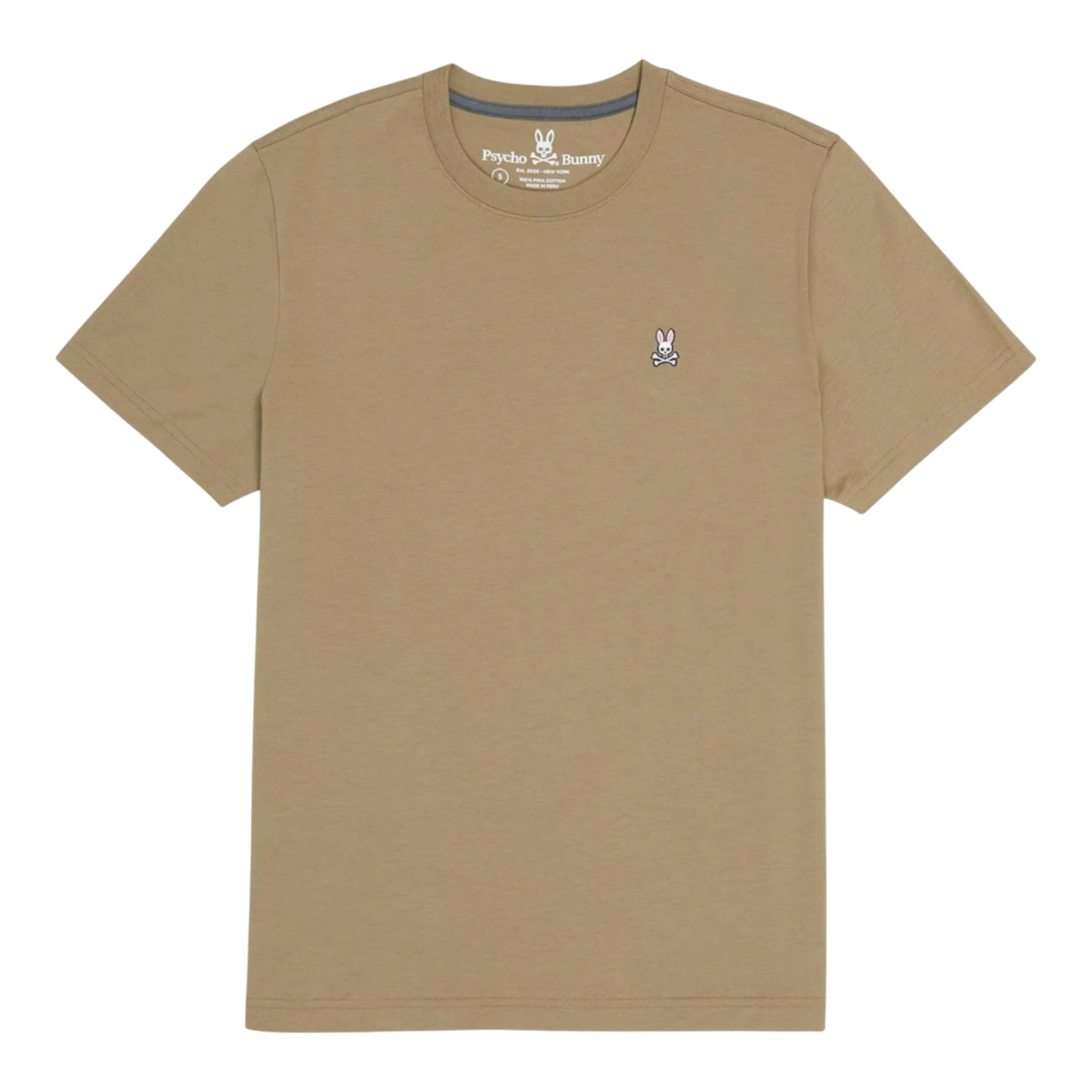 Psycho Bunny Classic Crew Neck Men's Tee Shirt Psycho Bunny