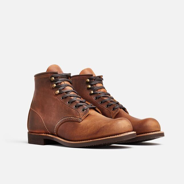 Red Wing Blacksmith 3343 6" Boot Men's Copper Rough & Tough Leather Rugged