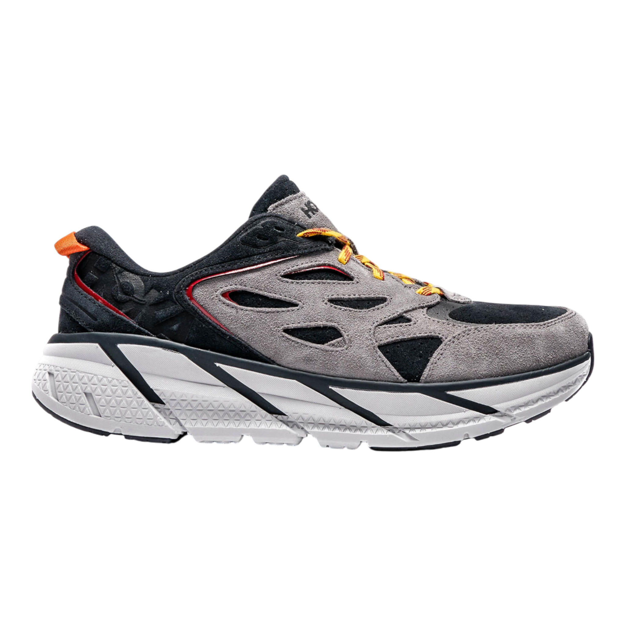 HOKA Clifton L Suede Men’s Shoes Black/Lunar Rock