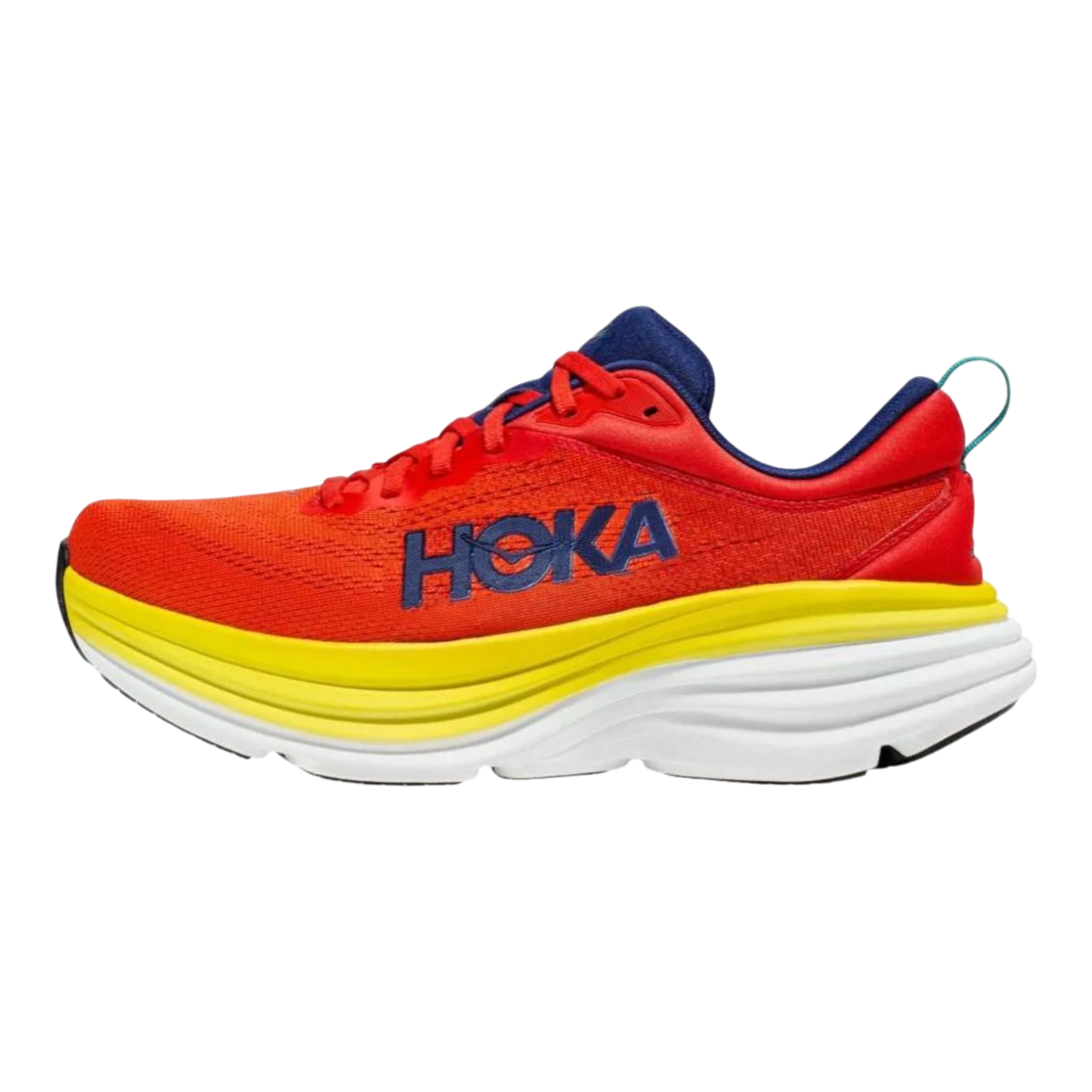 HOKA Bondi 8 Men’s Running Shoes Red Alert/Flame