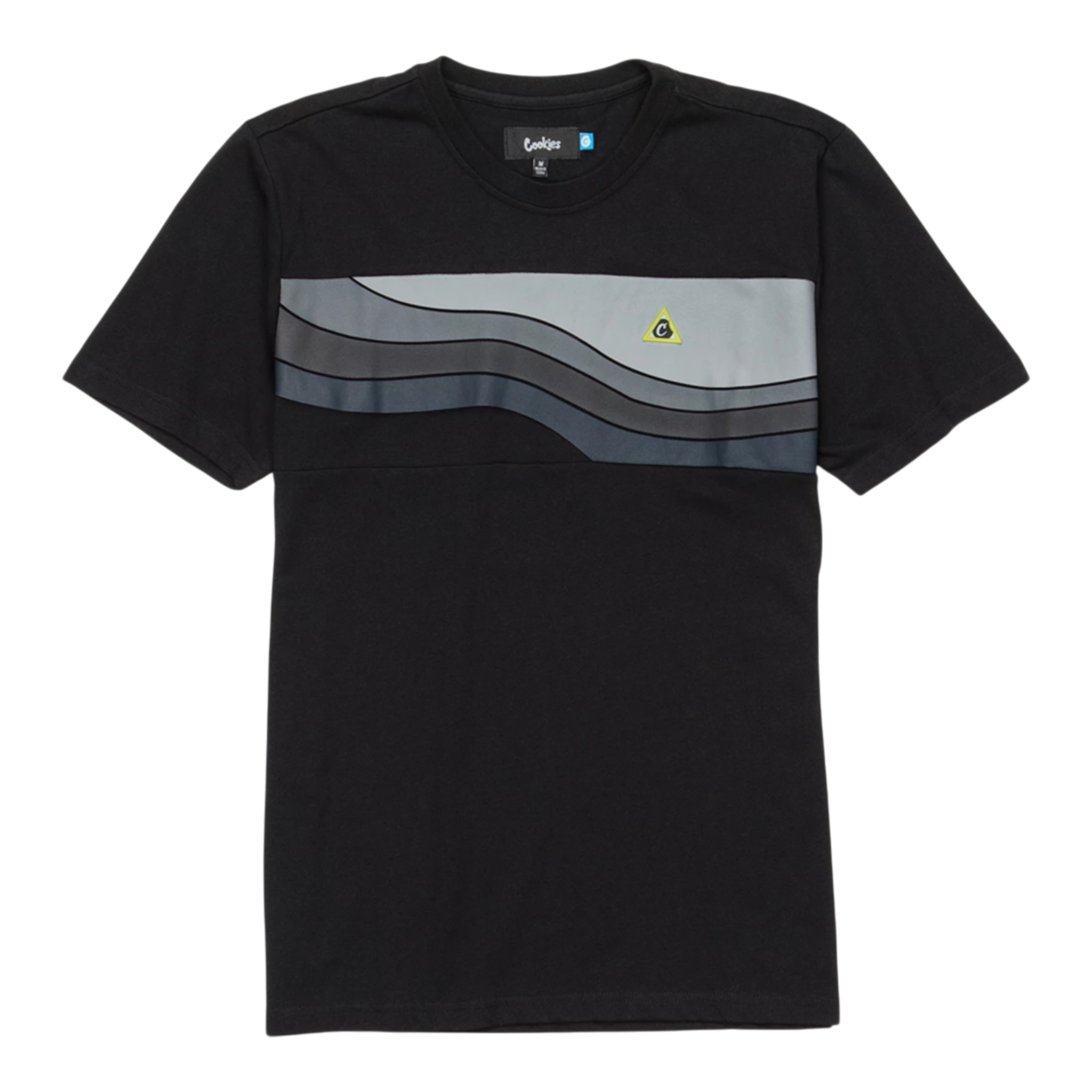 Cookies Ninety Five Jersey S/S Knit Men’s T-Shirt – Black/Grey/Lime